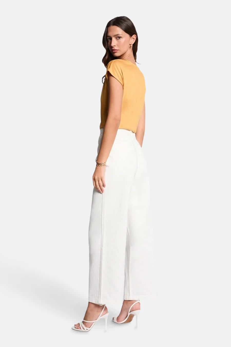 T-shirt met korte mouwen - geel - Image 3