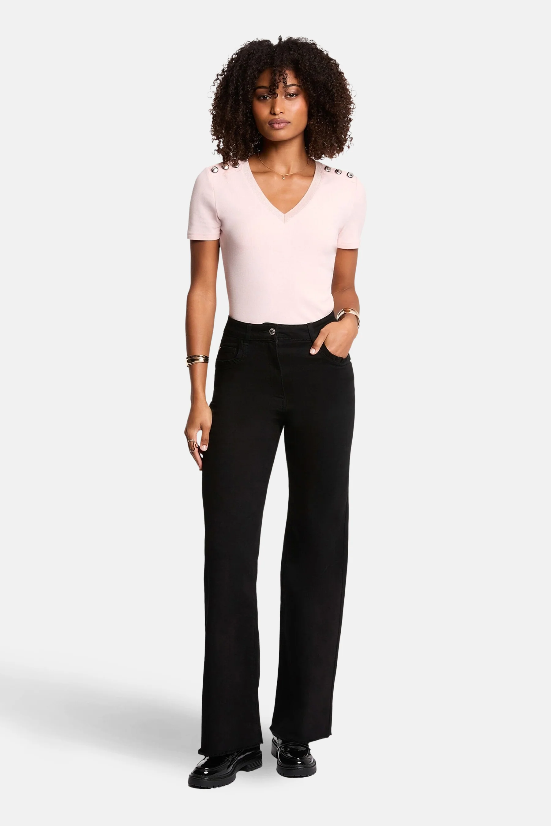 T-shirt met korte mouwen - roze - Image 2