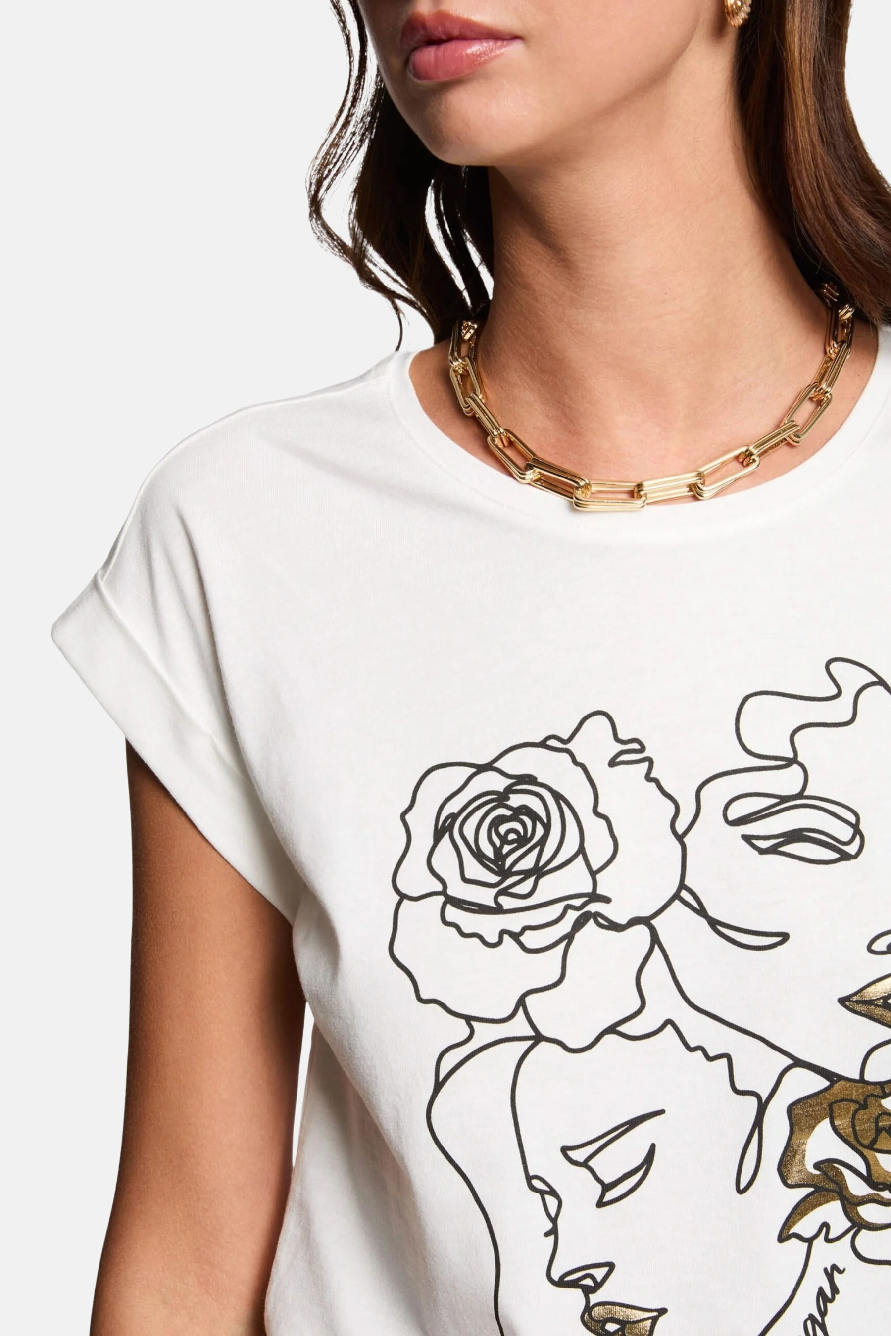 T-shirt met korte mouwen - wit - Image 4