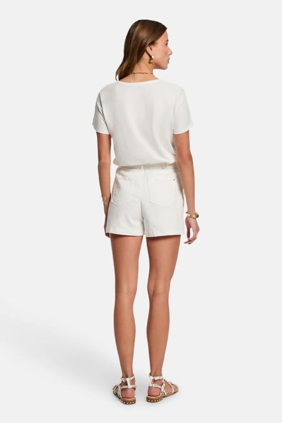 T-shirt met korte mouwen - wit - Image 3