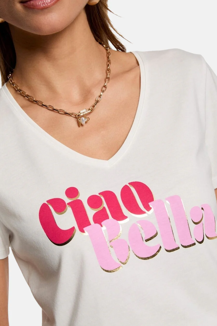 T-shirt met korte mouwen - wit - Image 4
