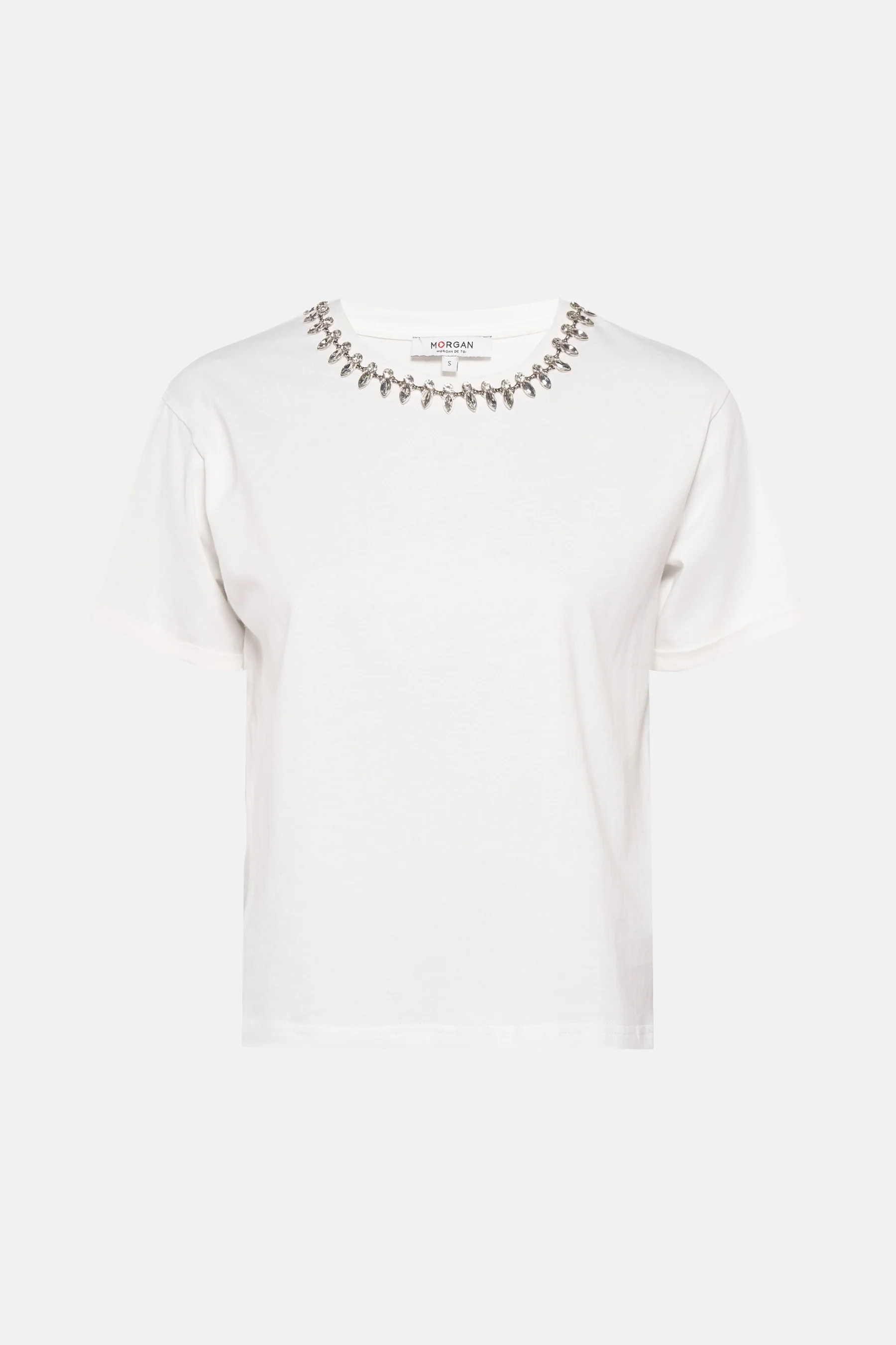T-shirt met korte mouwen - wit