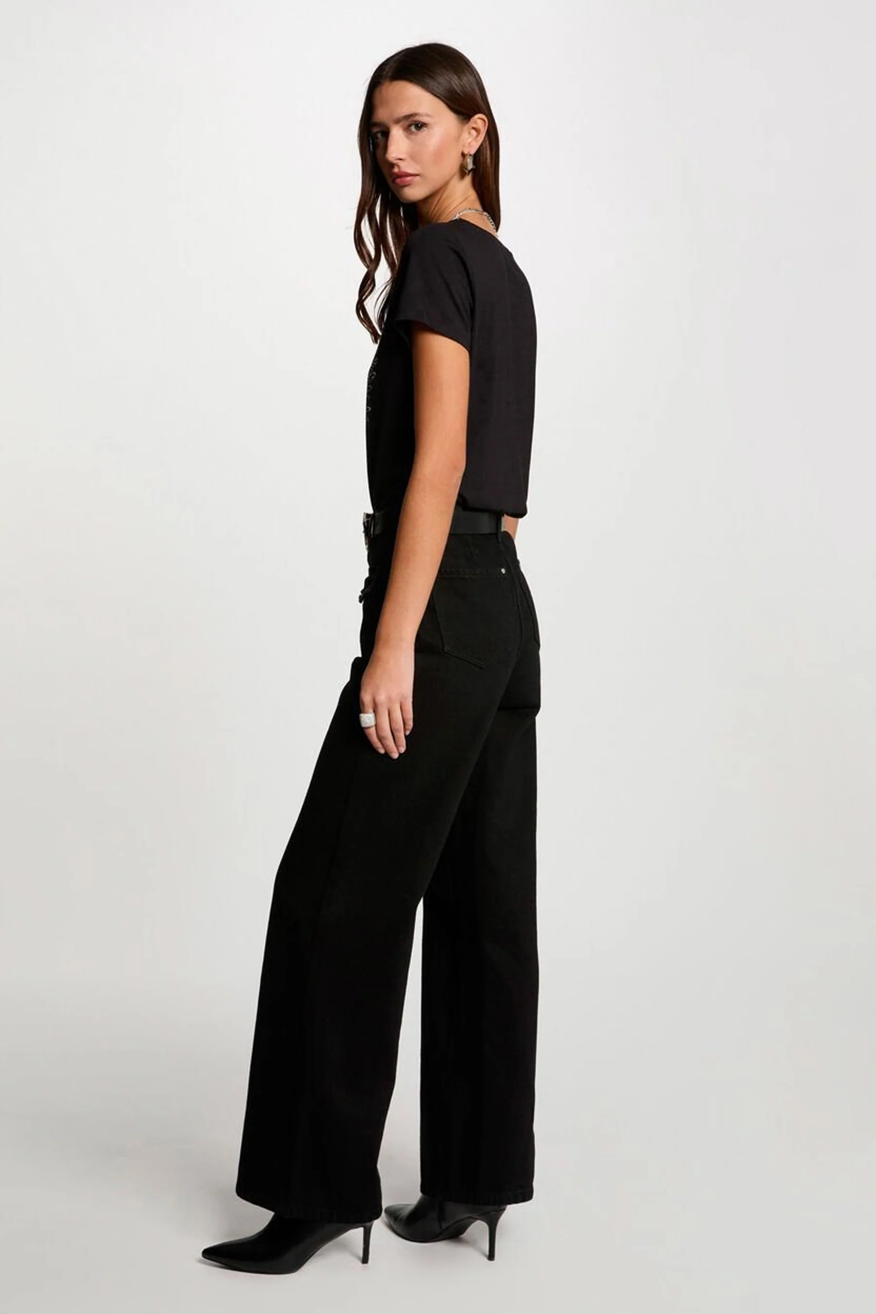 T-shirt met korte mouwen - zwart - Image 2