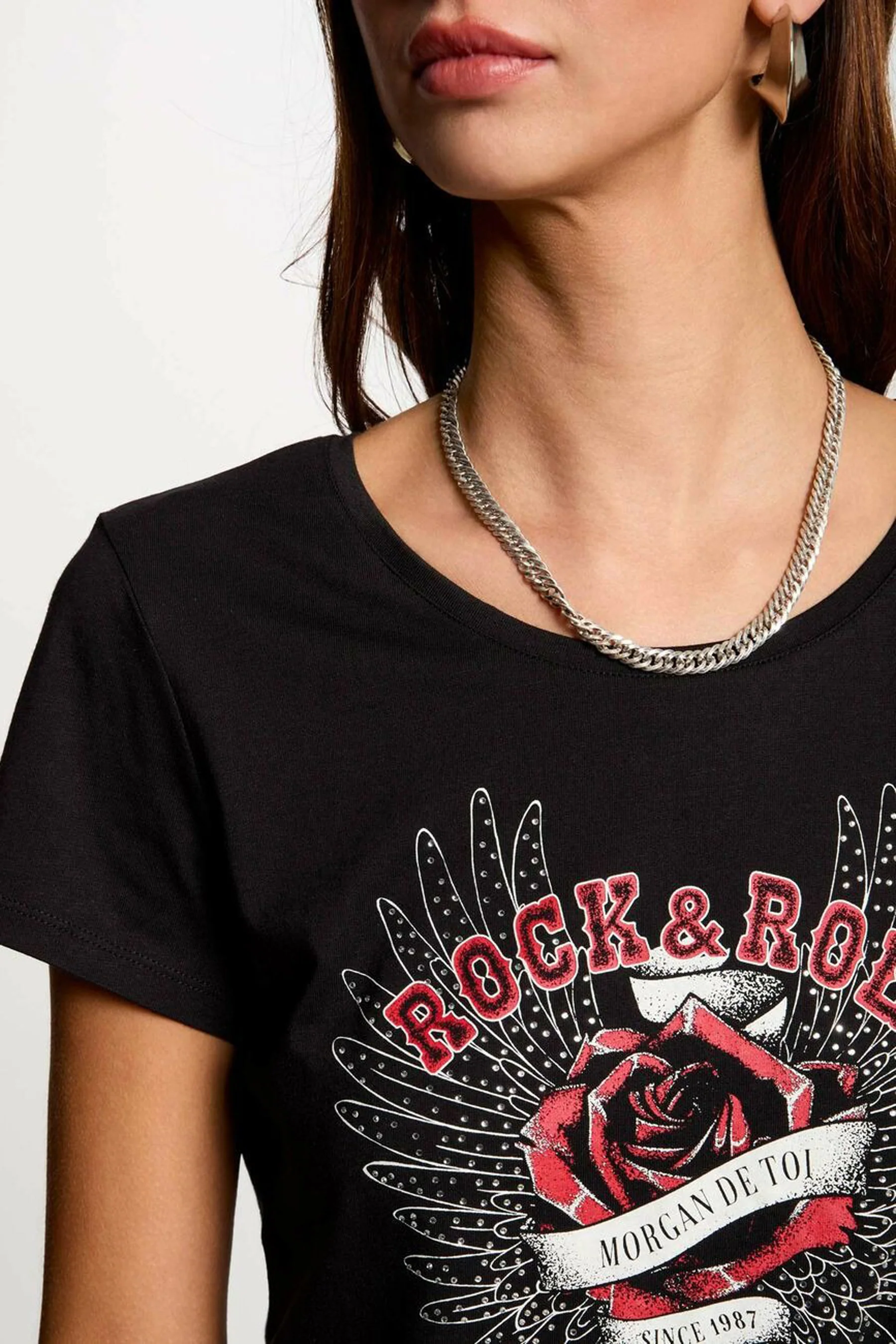 T-shirt met korte mouwen - zwart - Image 3