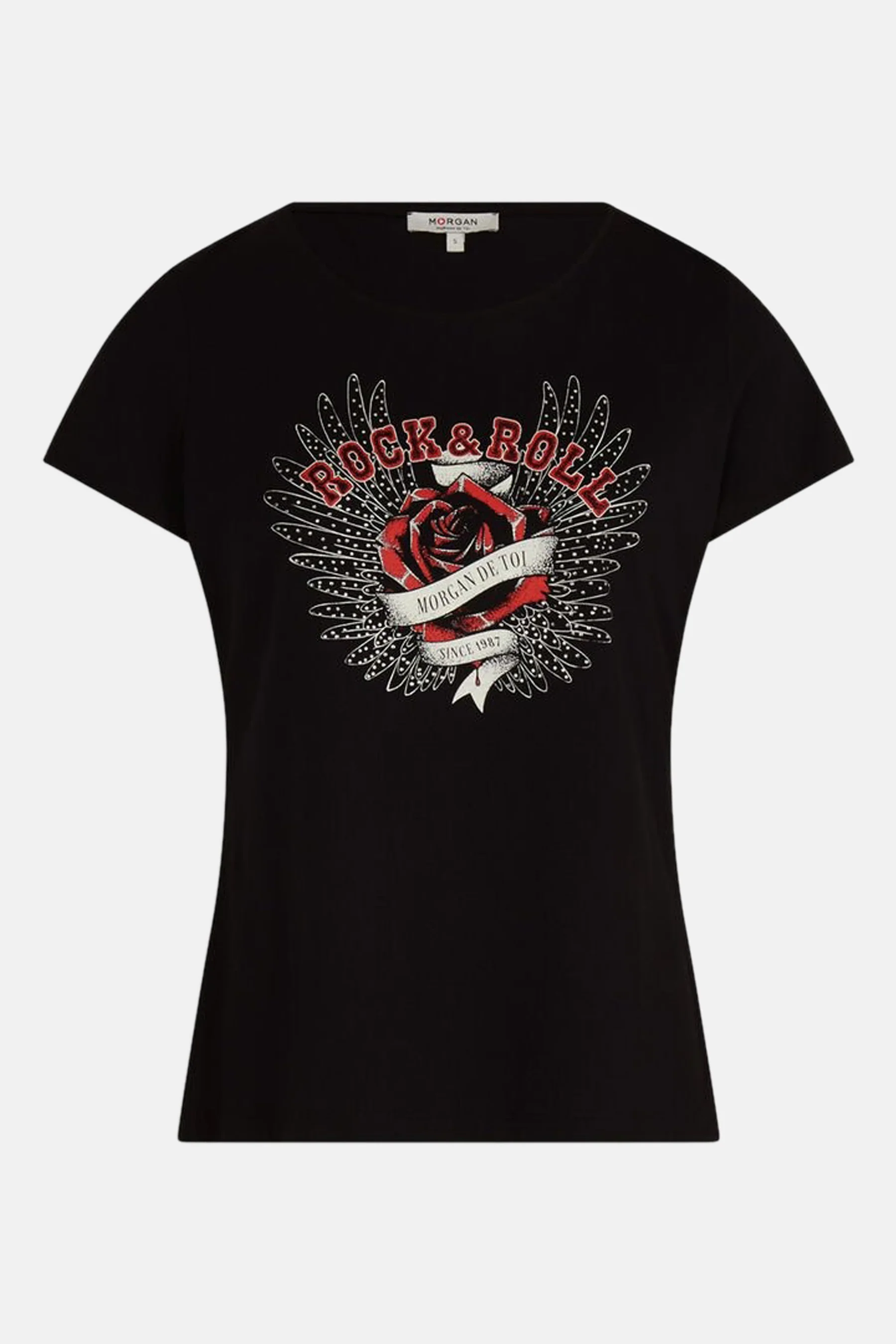 T-shirt met korte mouwen - zwart - Image 4