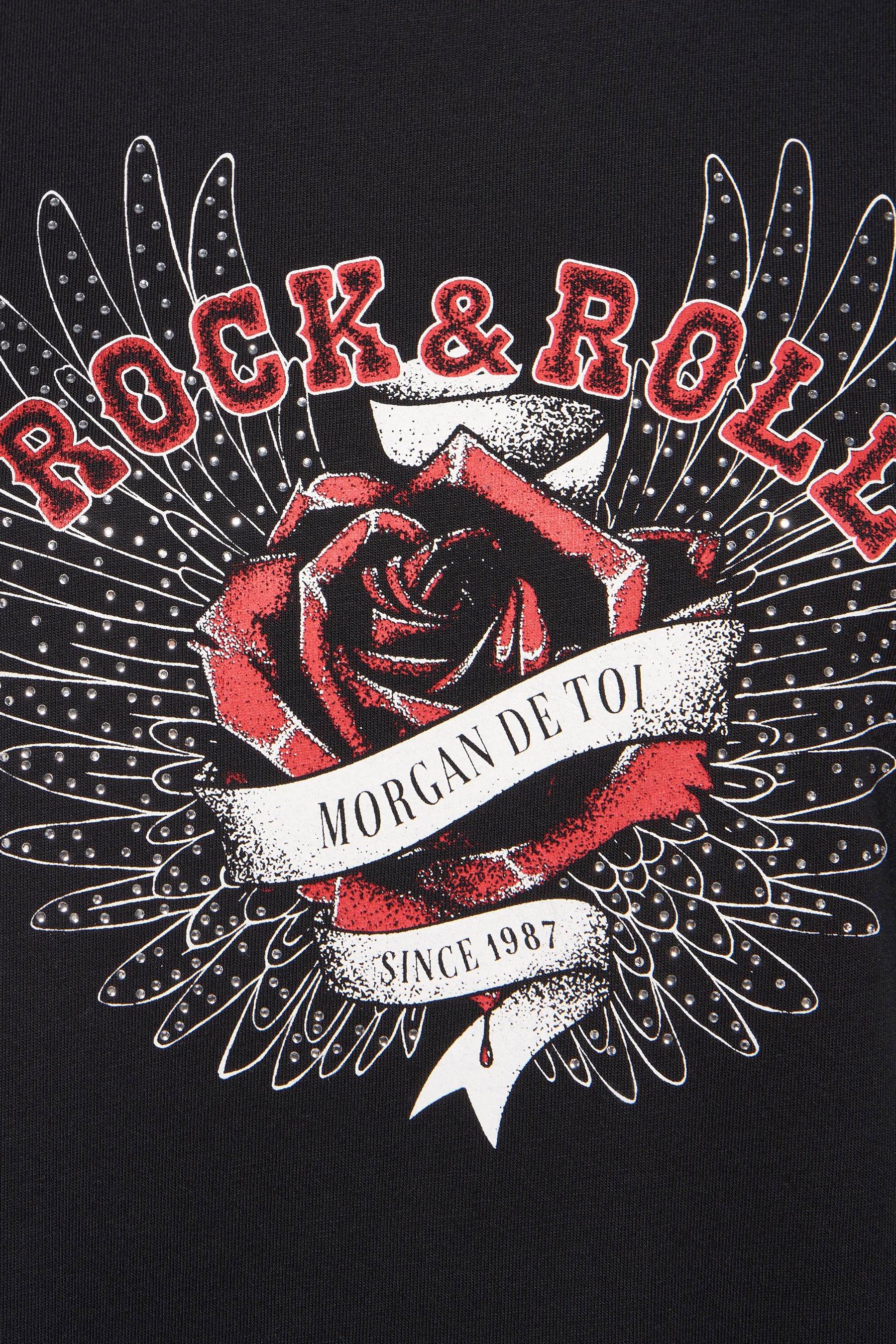 T-shirt met korte mouwen - zwart - Image 6