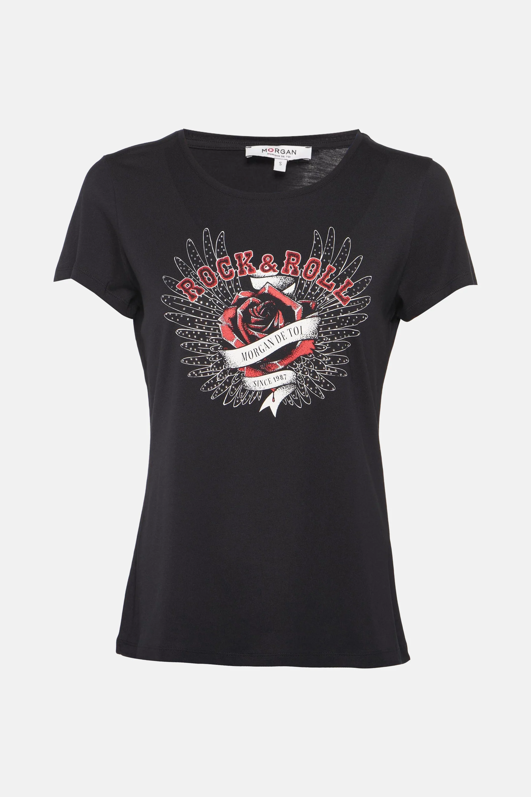 T-shirt met korte mouwen - zwart - Image 8