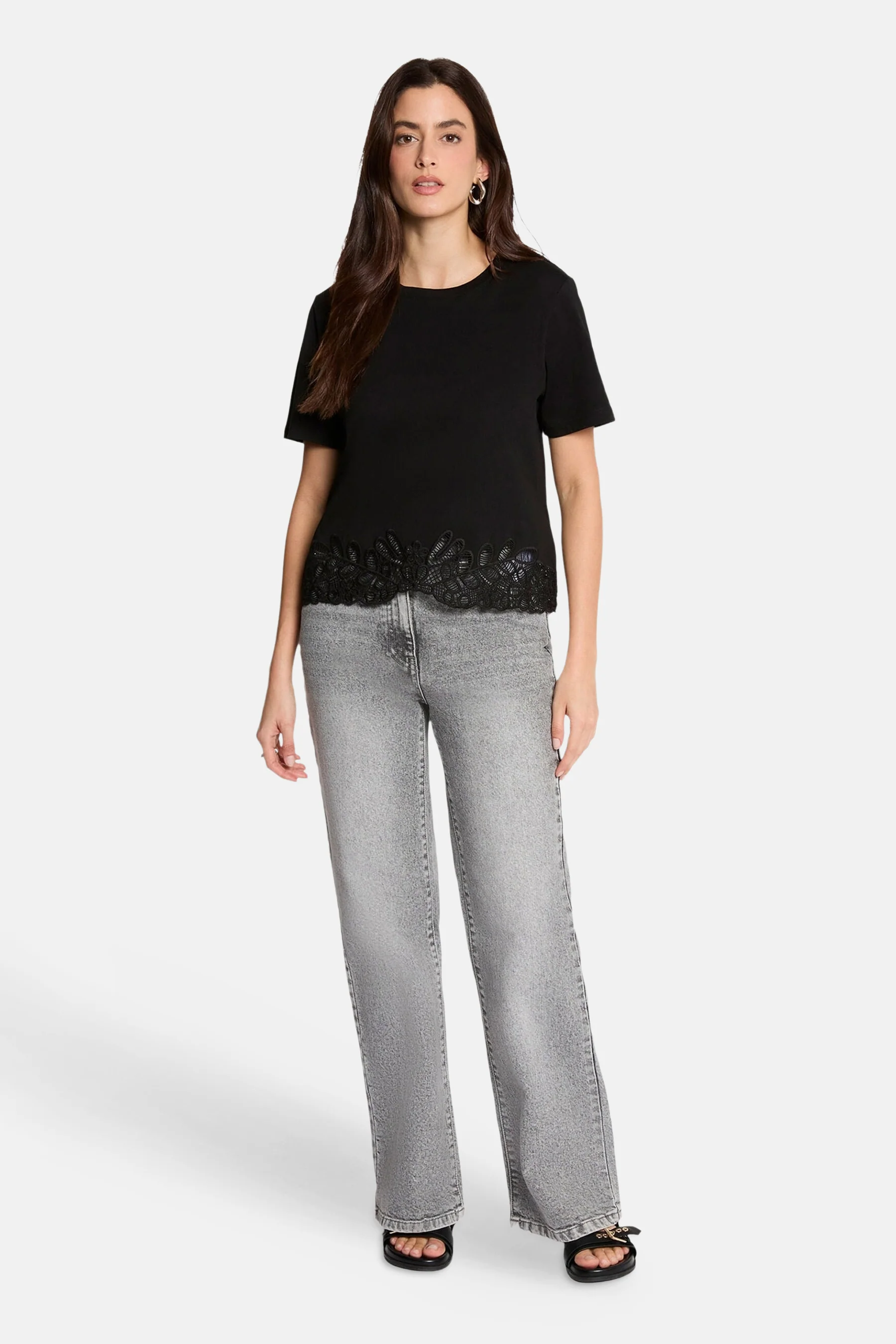 T-shirt met korte mouwen - zwart - Image 2