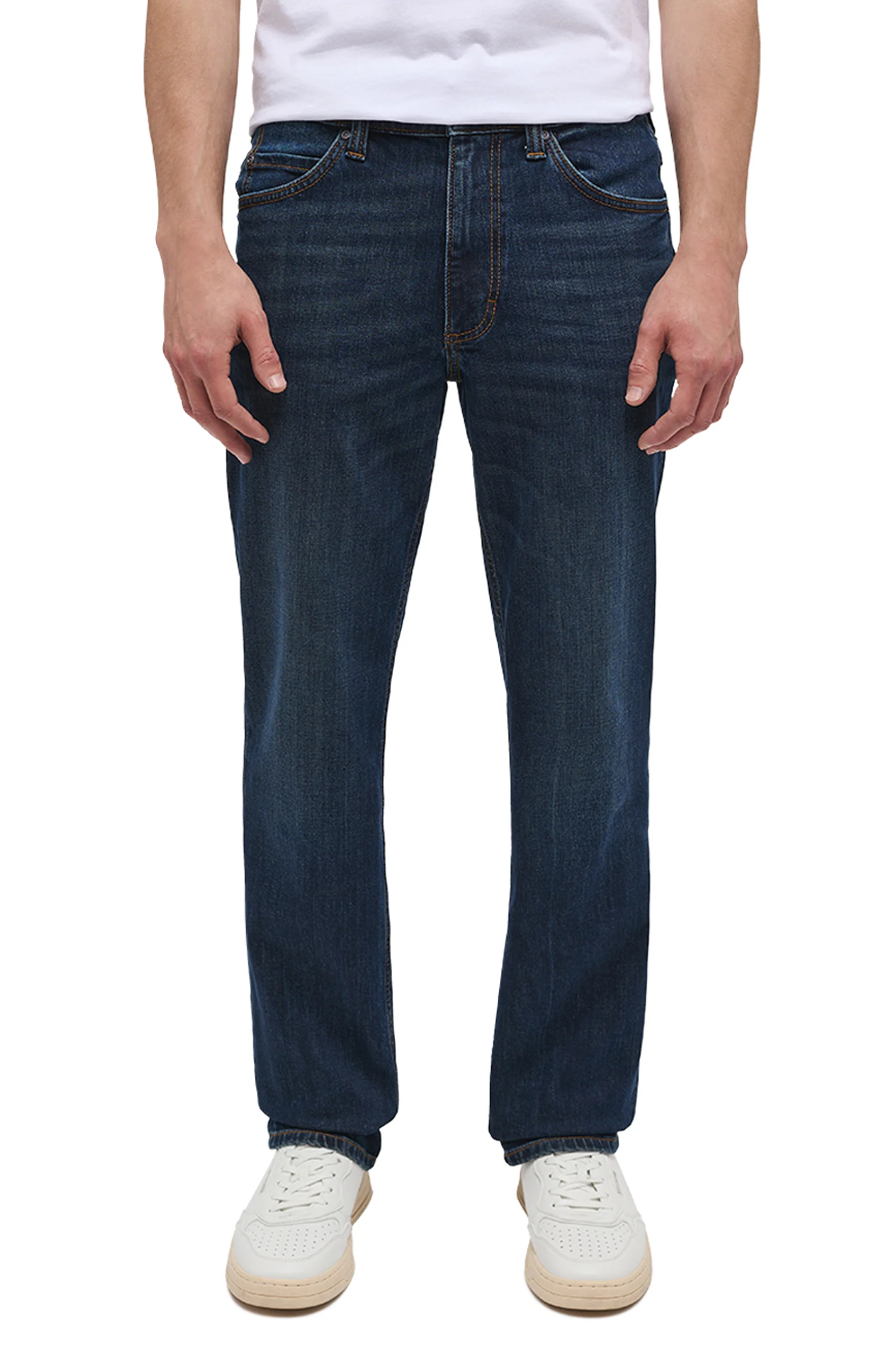 Jeans straight blue black denim - MUSTANG