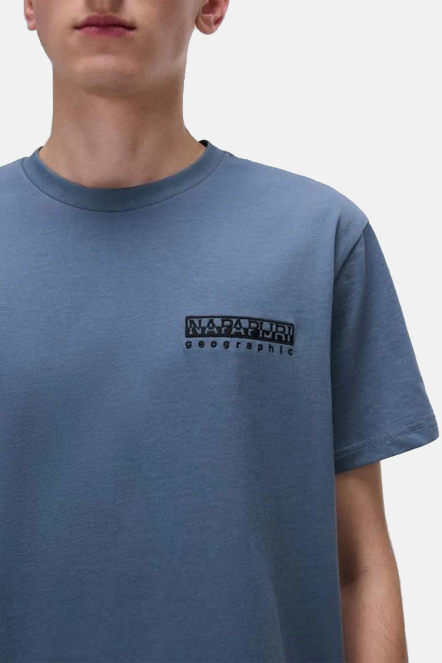 T-shirt met korte mouwen - Blauw - Image 3