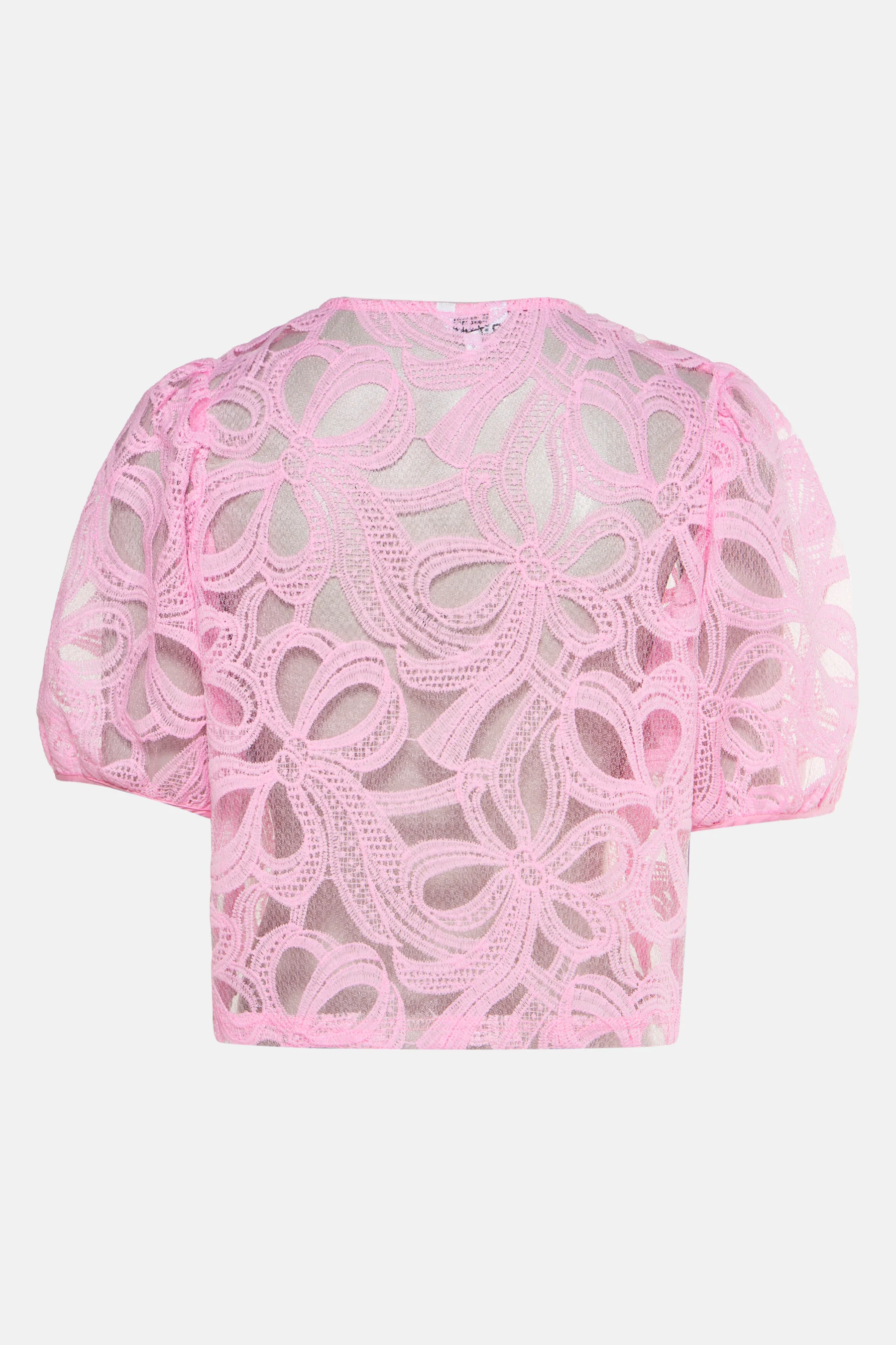 Blouse met korte mouwen - roze - Image 3