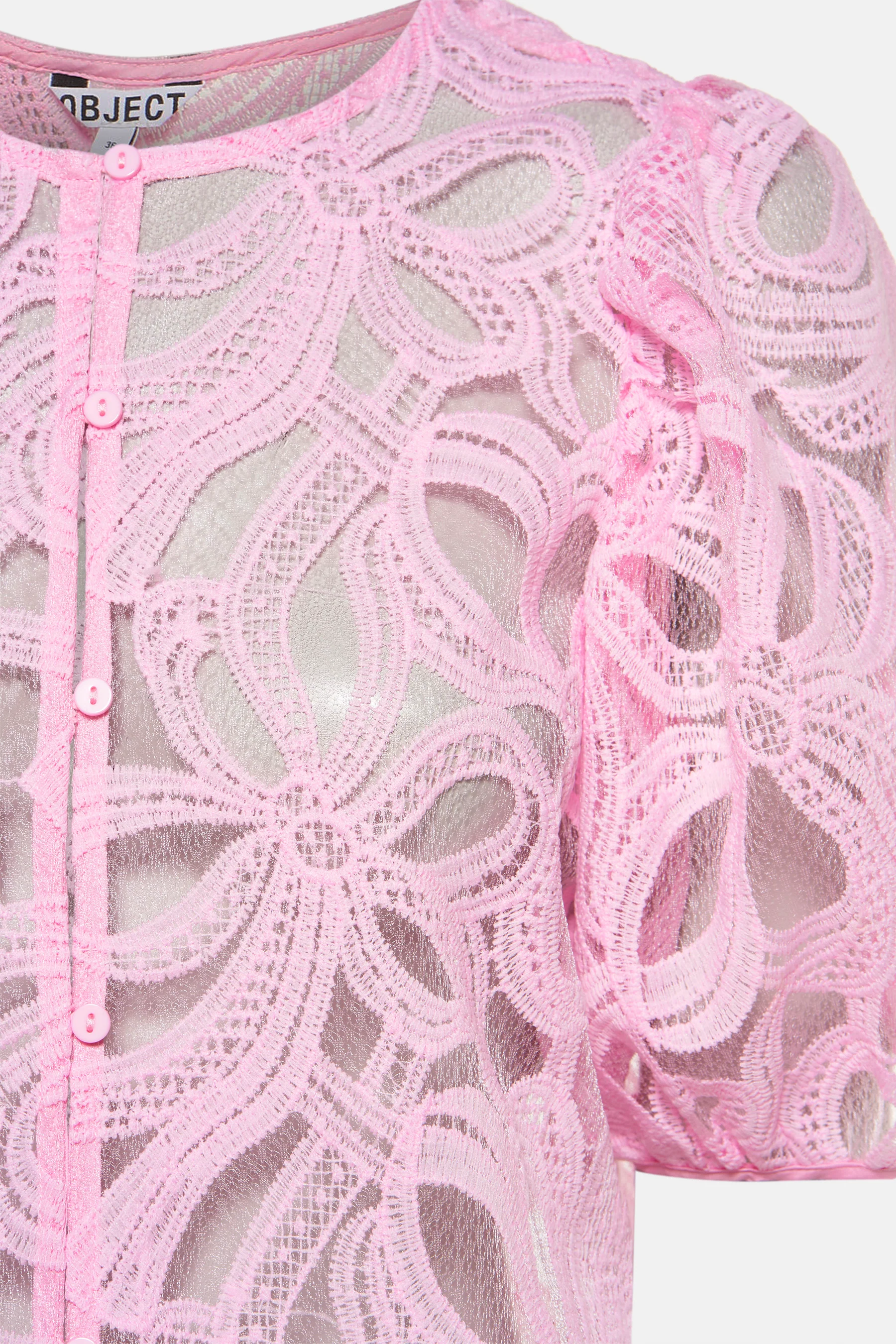 Blouse met korte mouwen - roze - Image 4