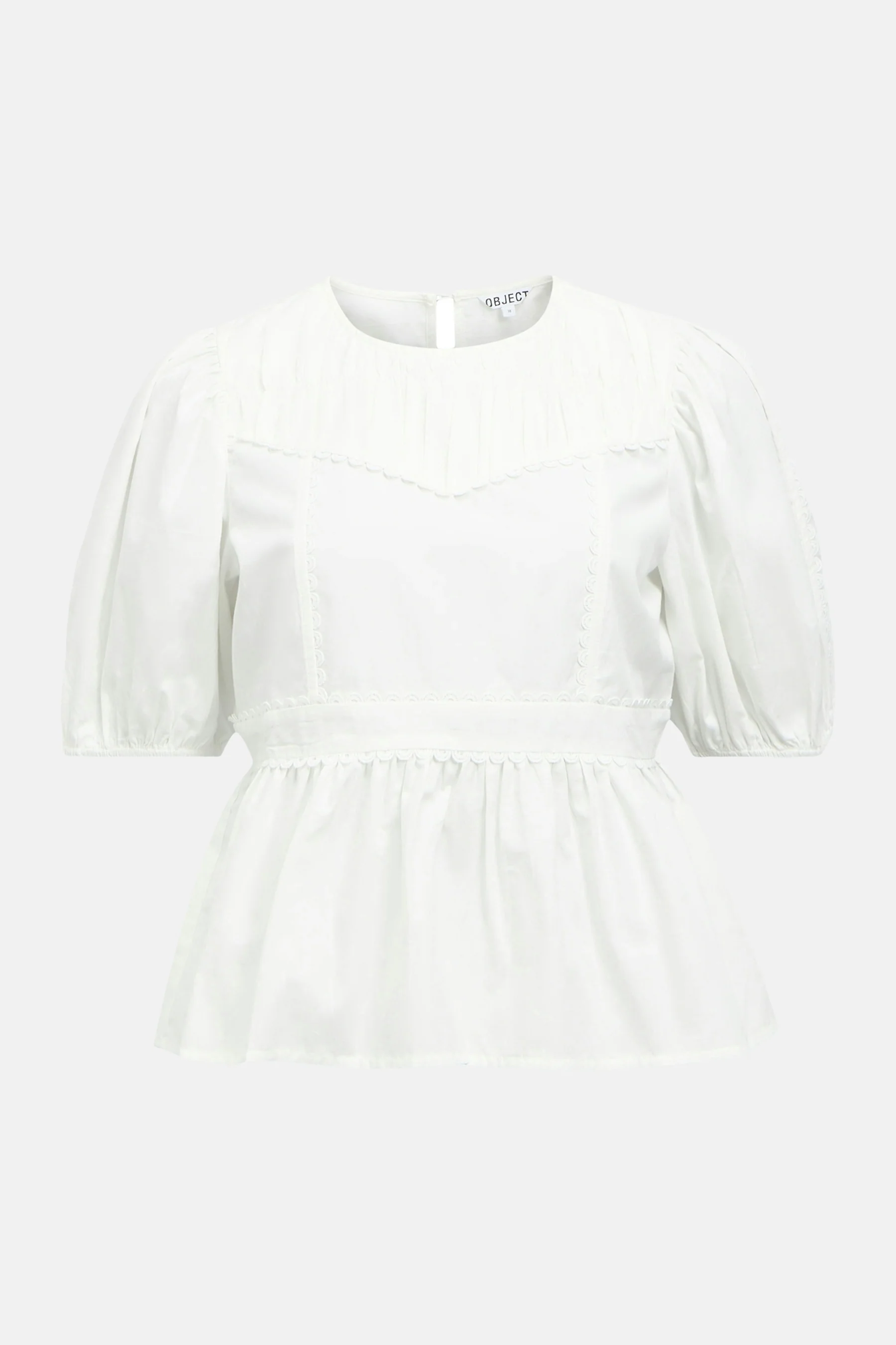 Blouse met korte mouwen - wit - Image 4