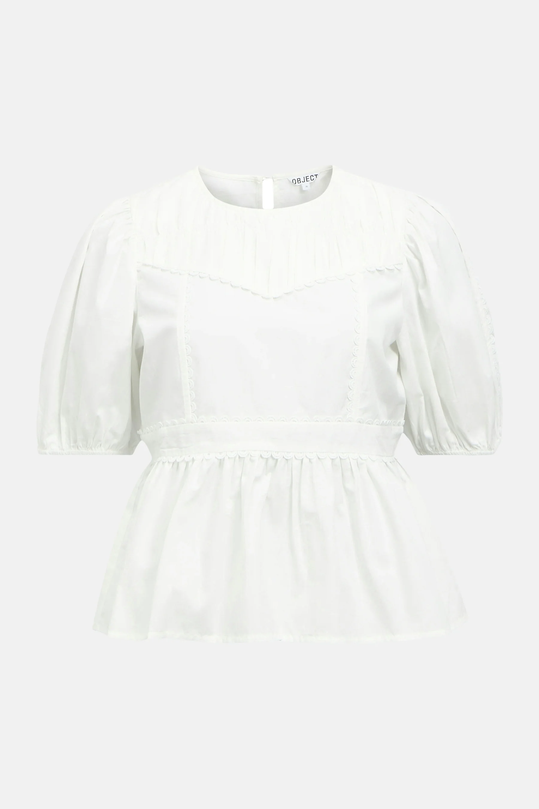 Blouse met korte mouwen - wit - Image 5
