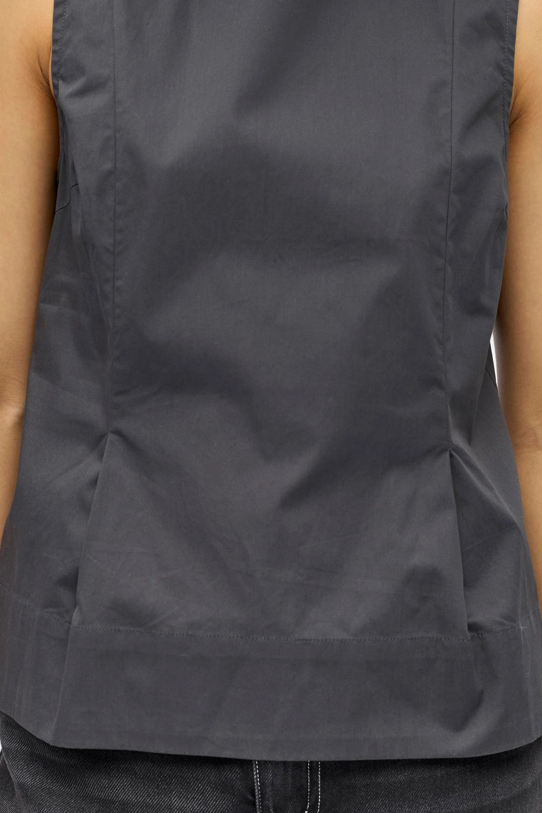 Blouse zonder mouwen - grijs - Image 4