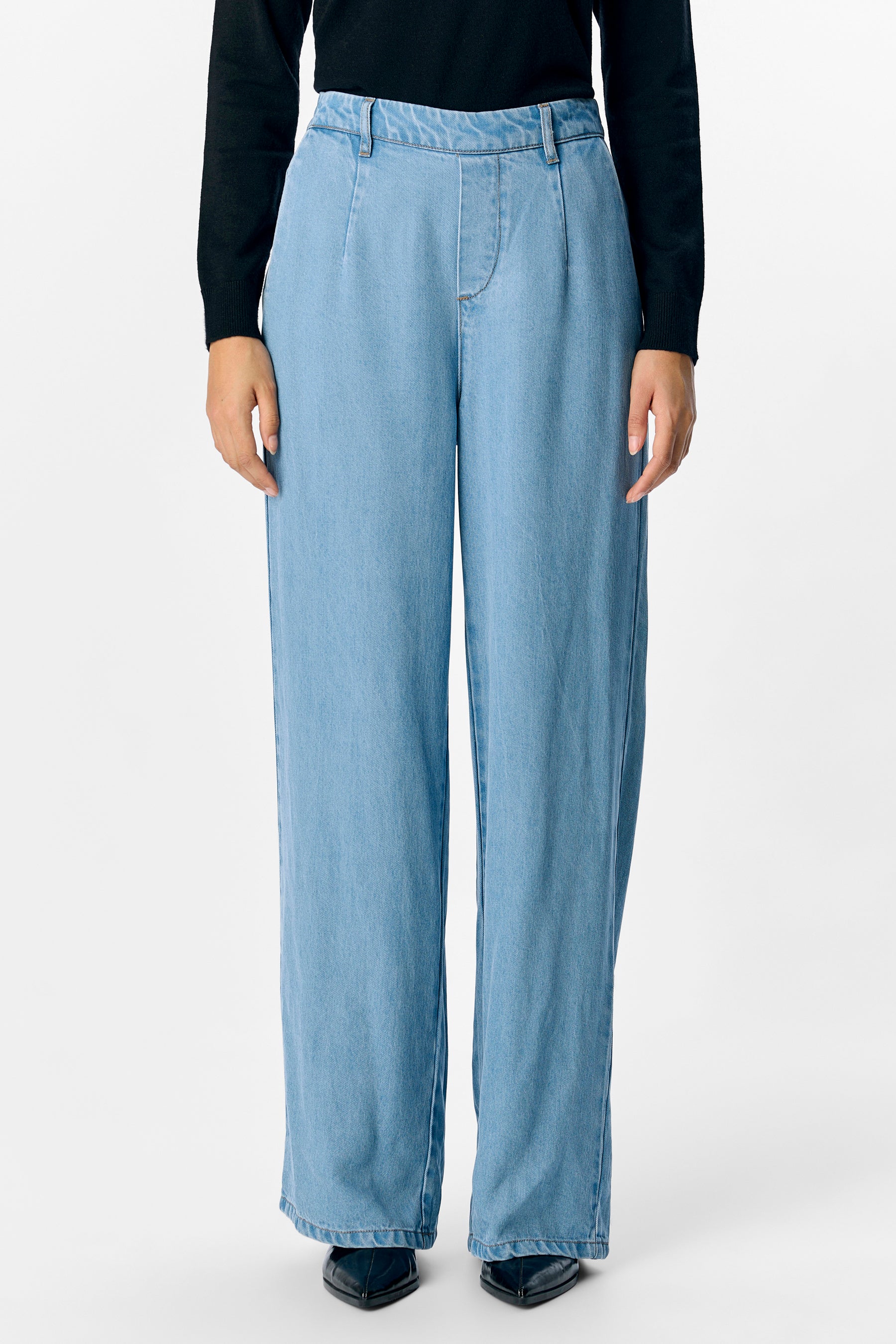 Broek - light blue denim