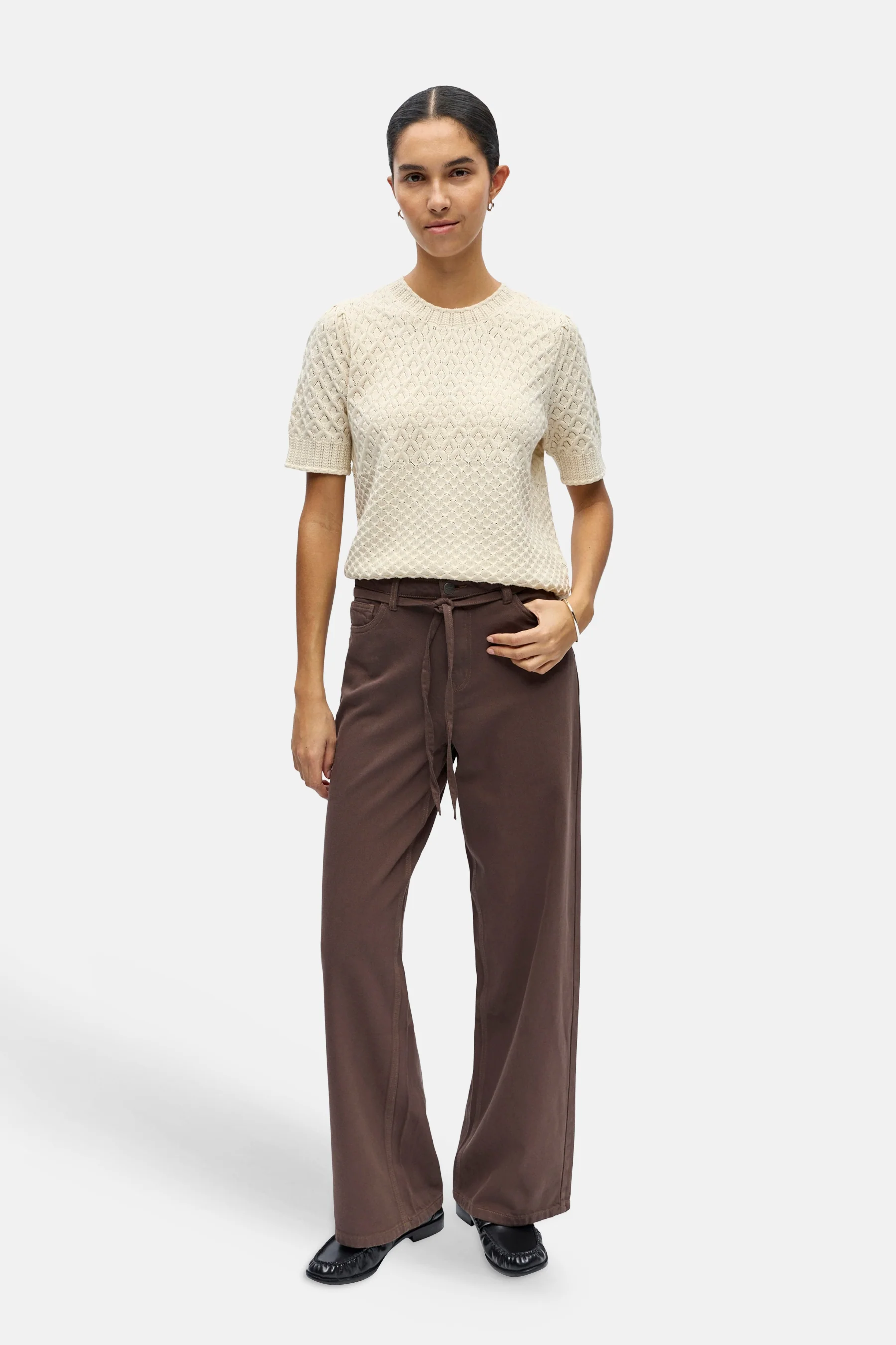Colored jeans - bruin - Image 2