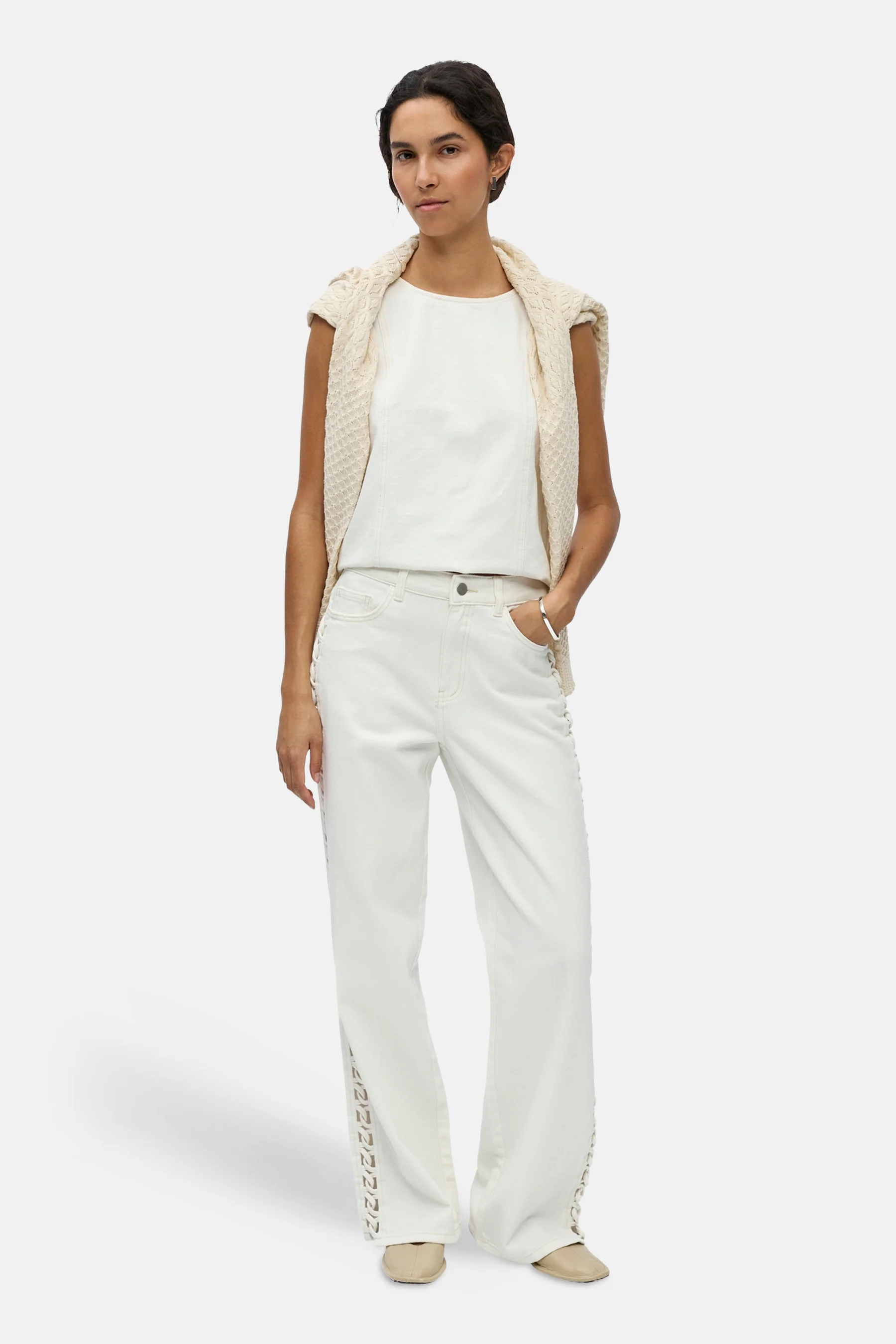 Colored jeans - wit - Image 2