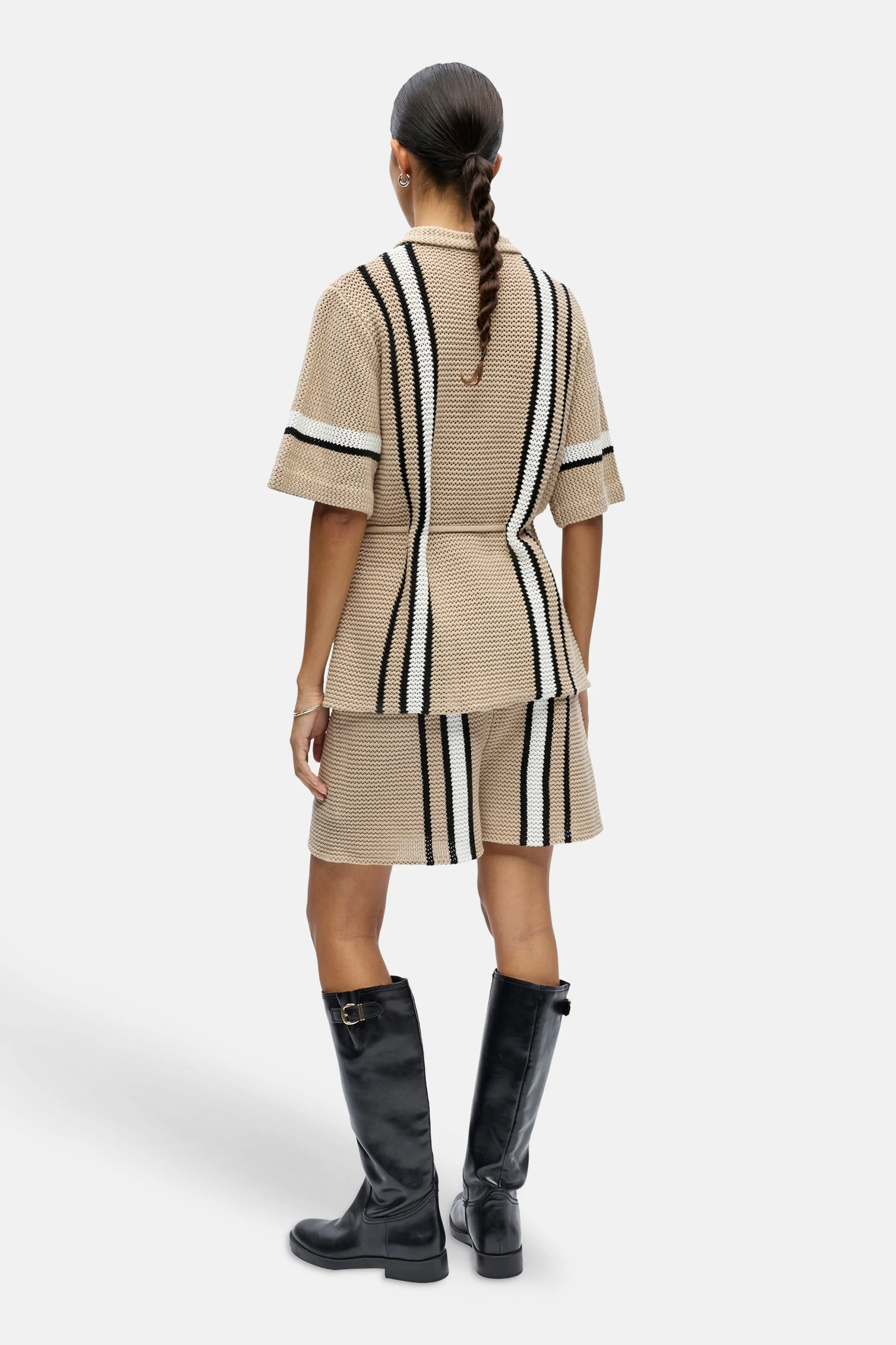 Hemd met korte mouwen - beige - Image 3
