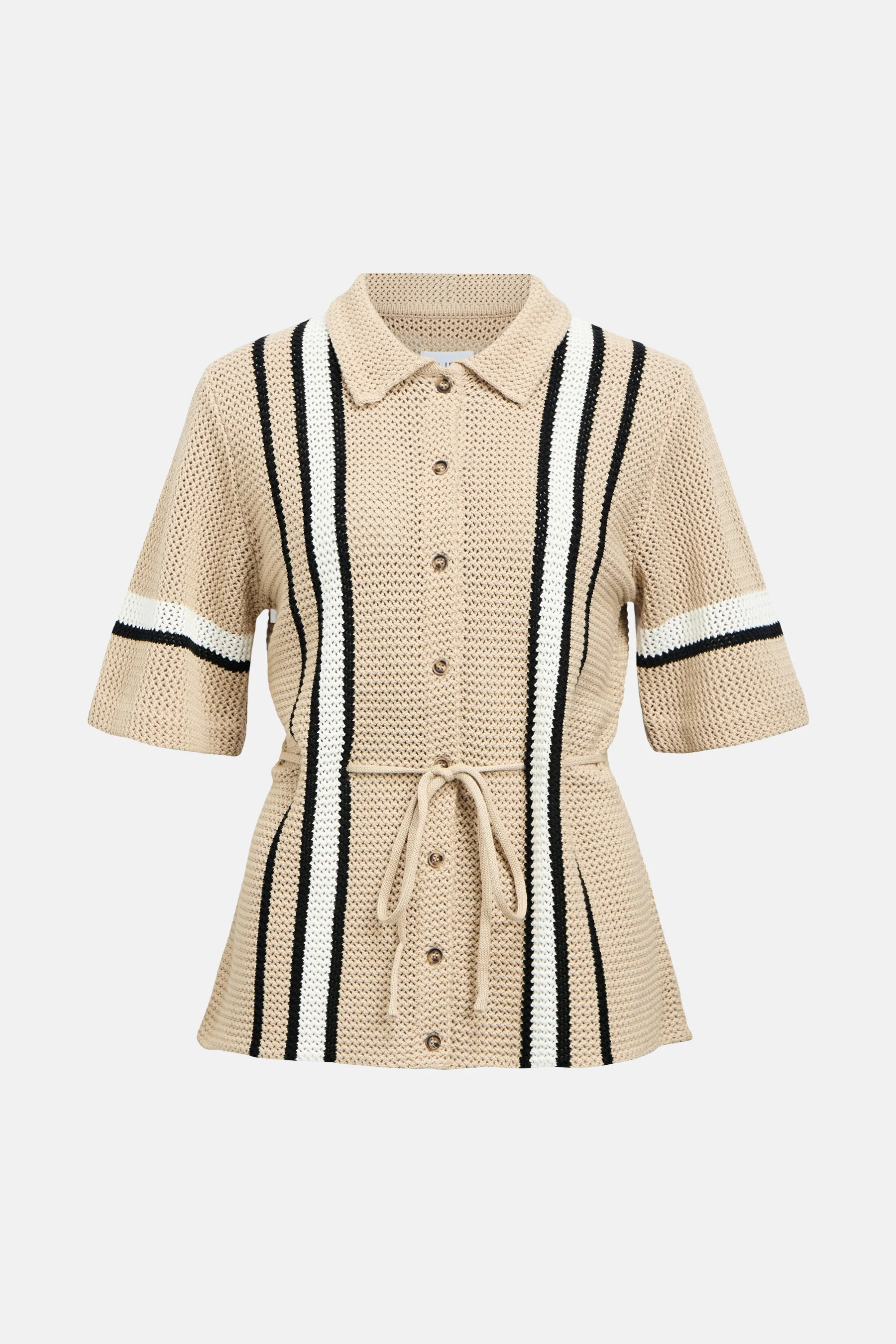 Hemd met korte mouwen - beige - Image 5
