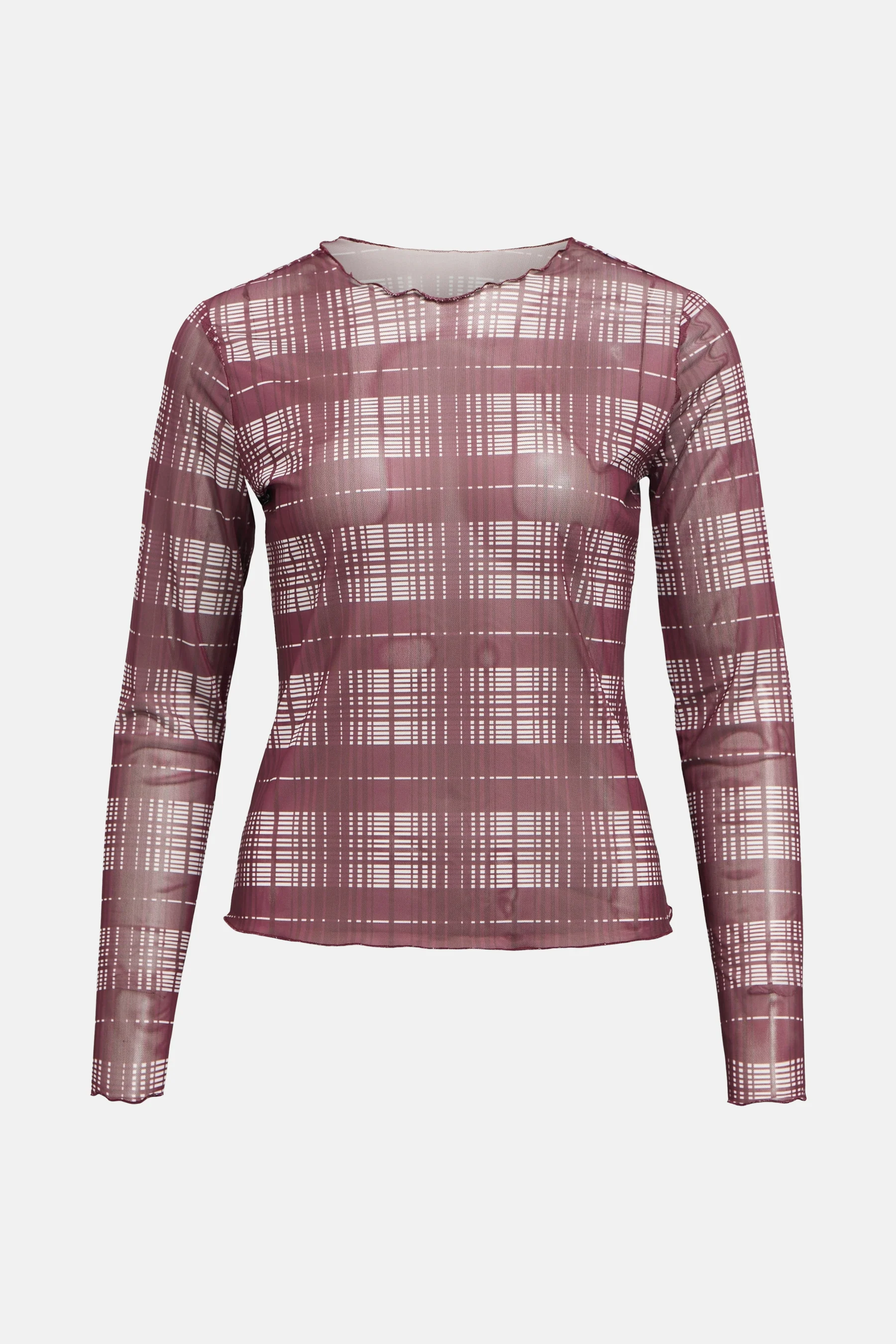 T-shirt met korte mouwen - Bordeaux