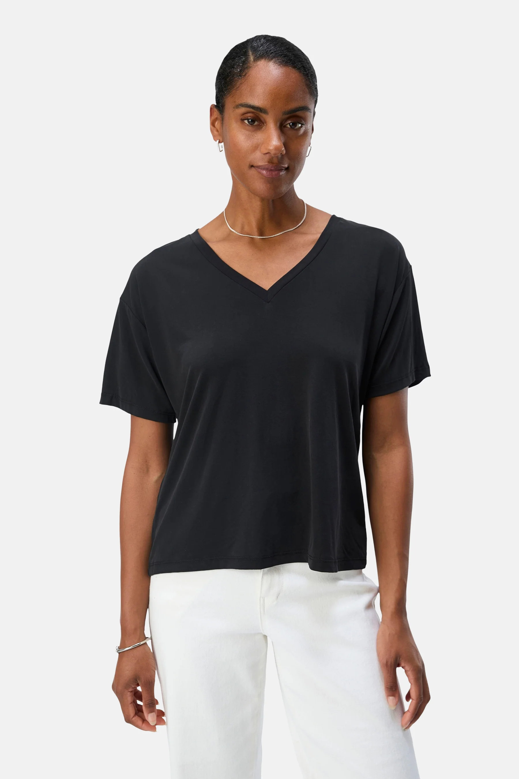 T-shirt met korte mouwen - zwart