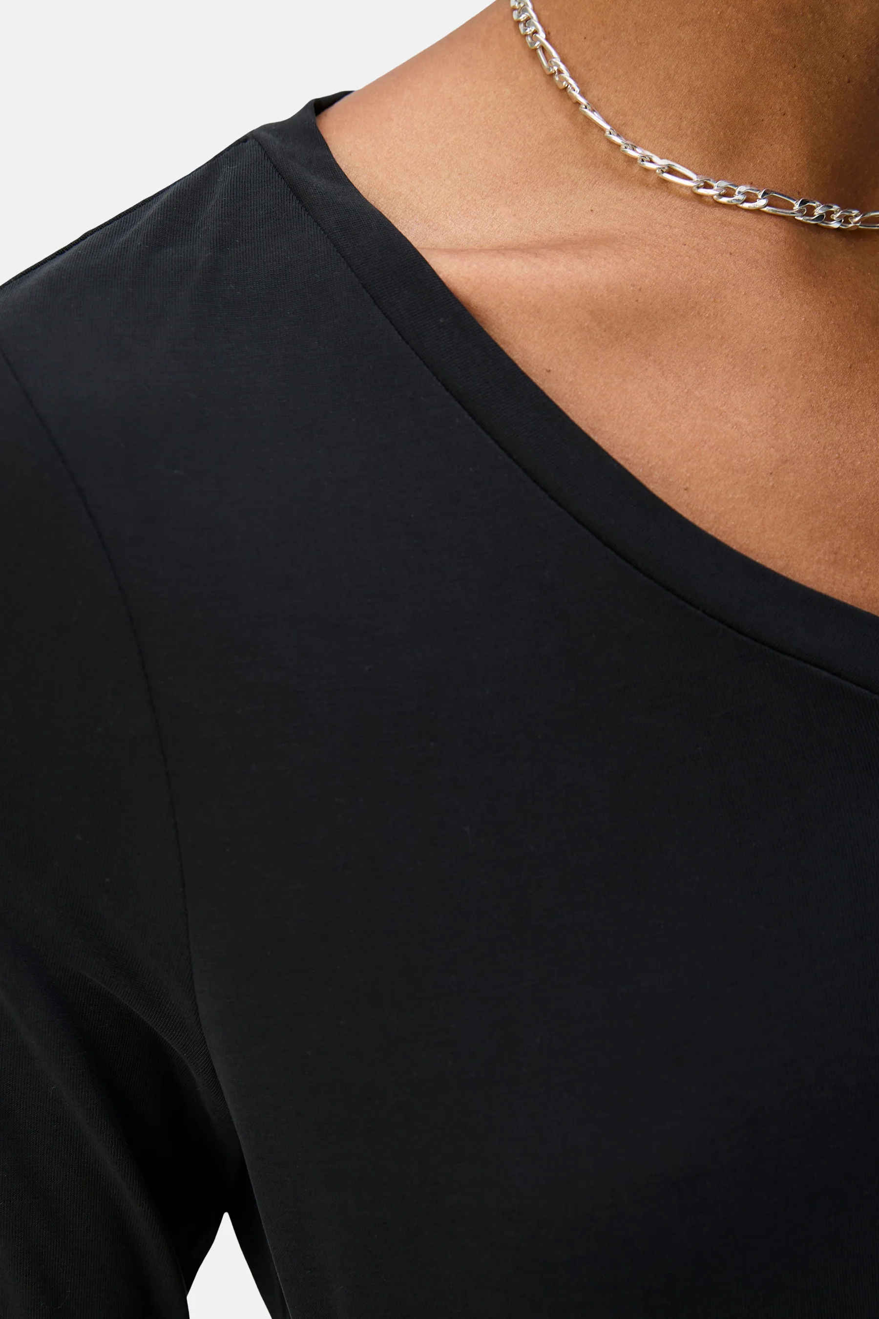 T-shirt met lange mouwen - zwart - Image 5