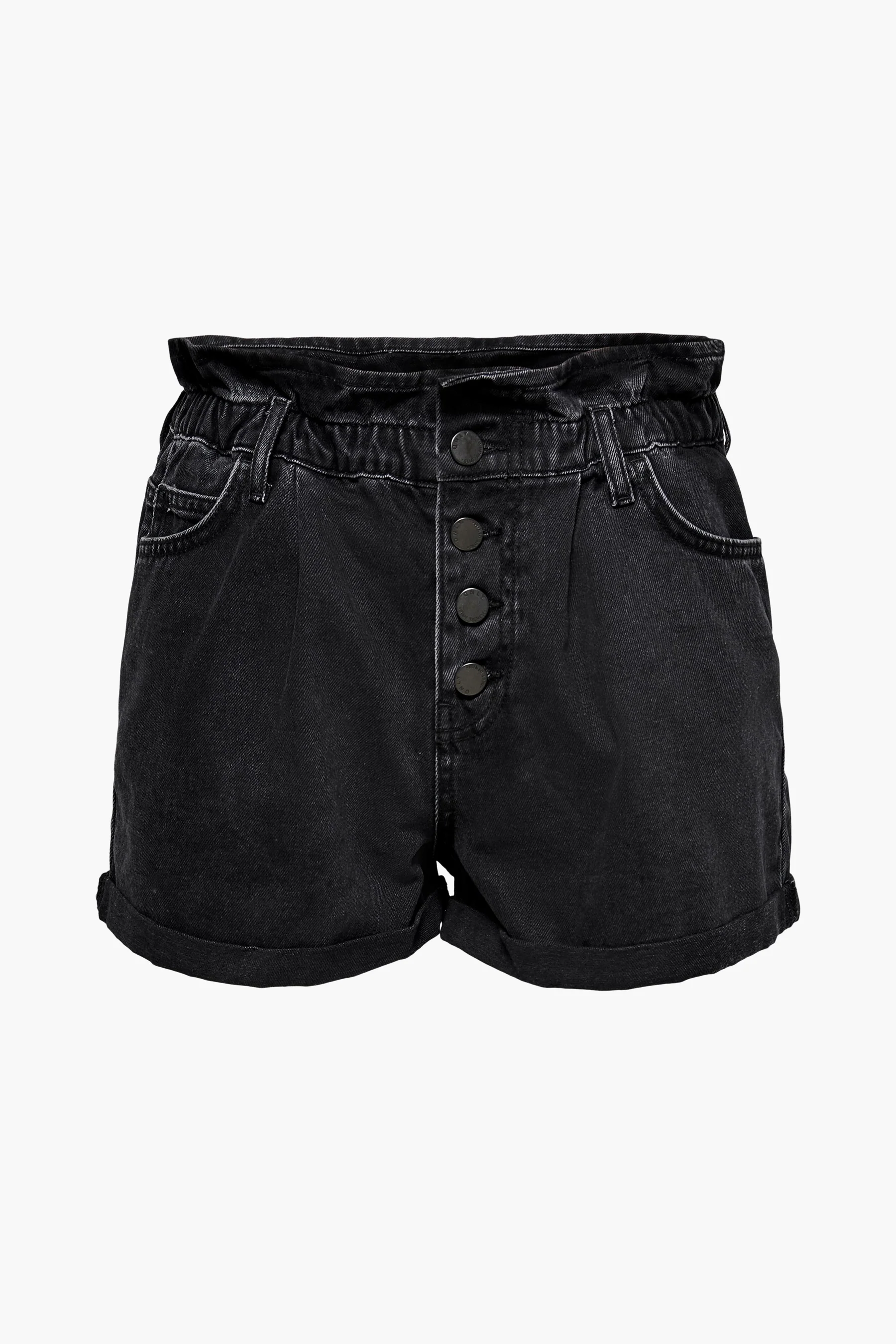 Short - black denim - Image 5