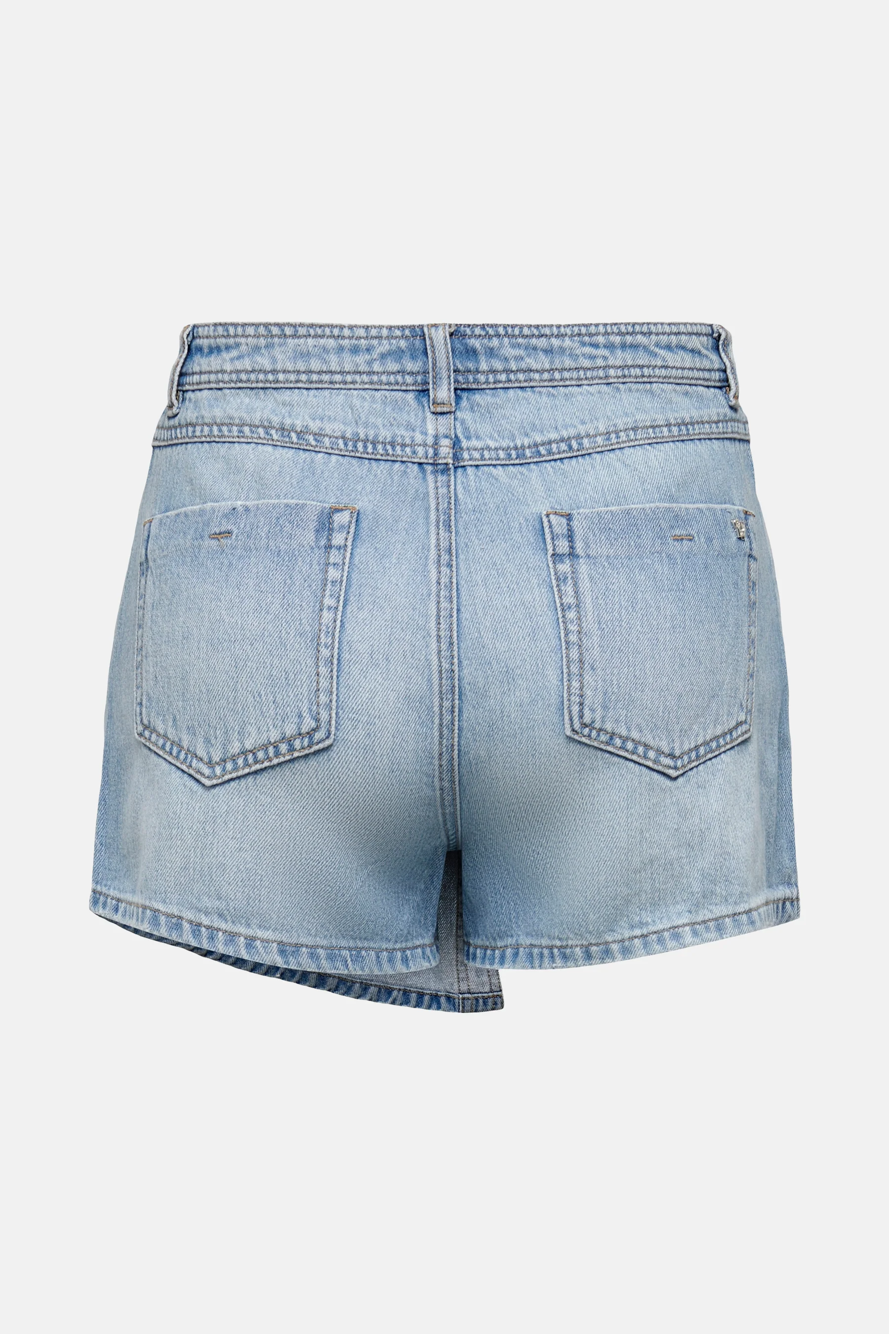 Short - light blue denim - Image 7