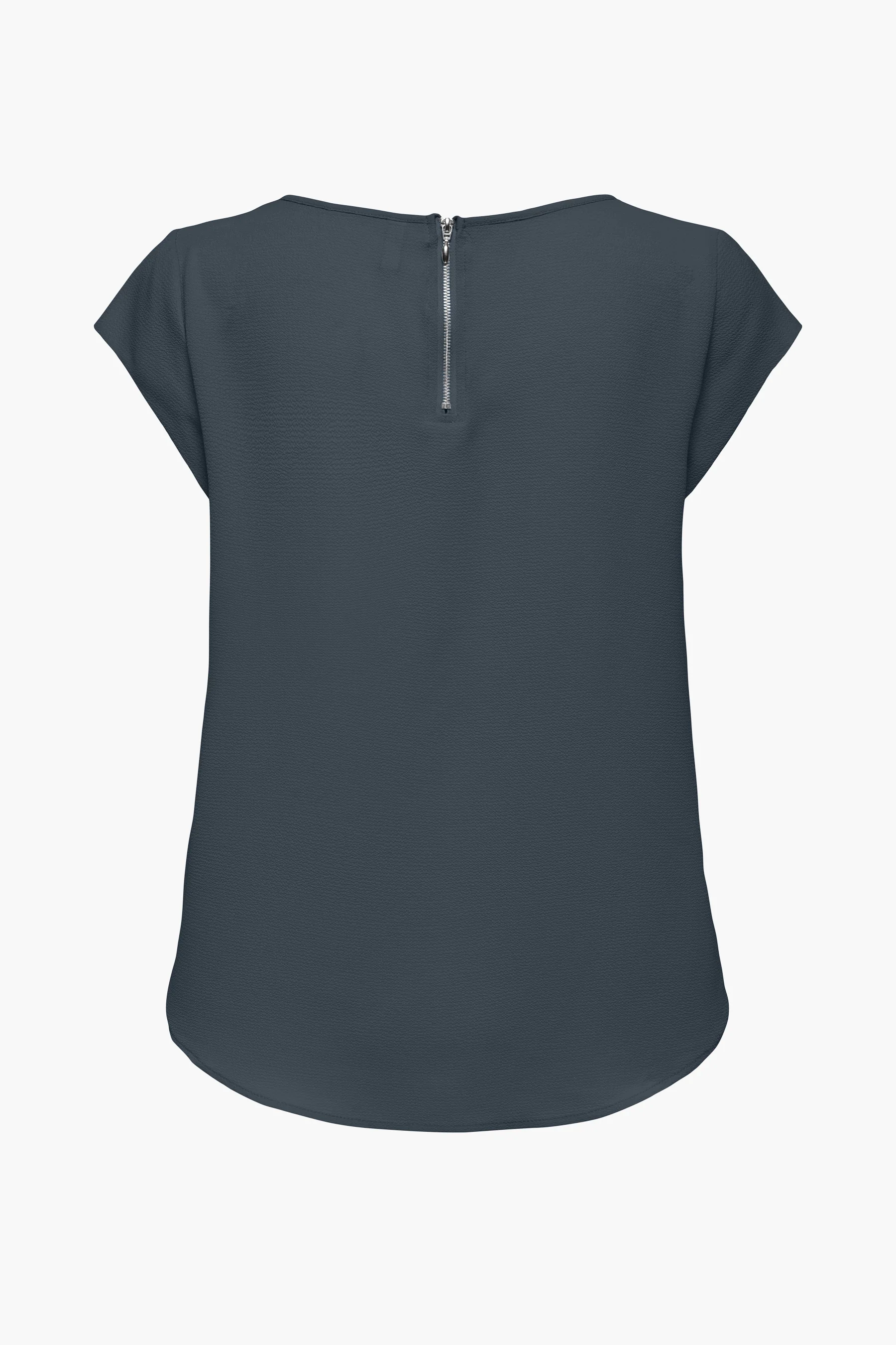 Blouse met korte mouwen - blauw - Image 7