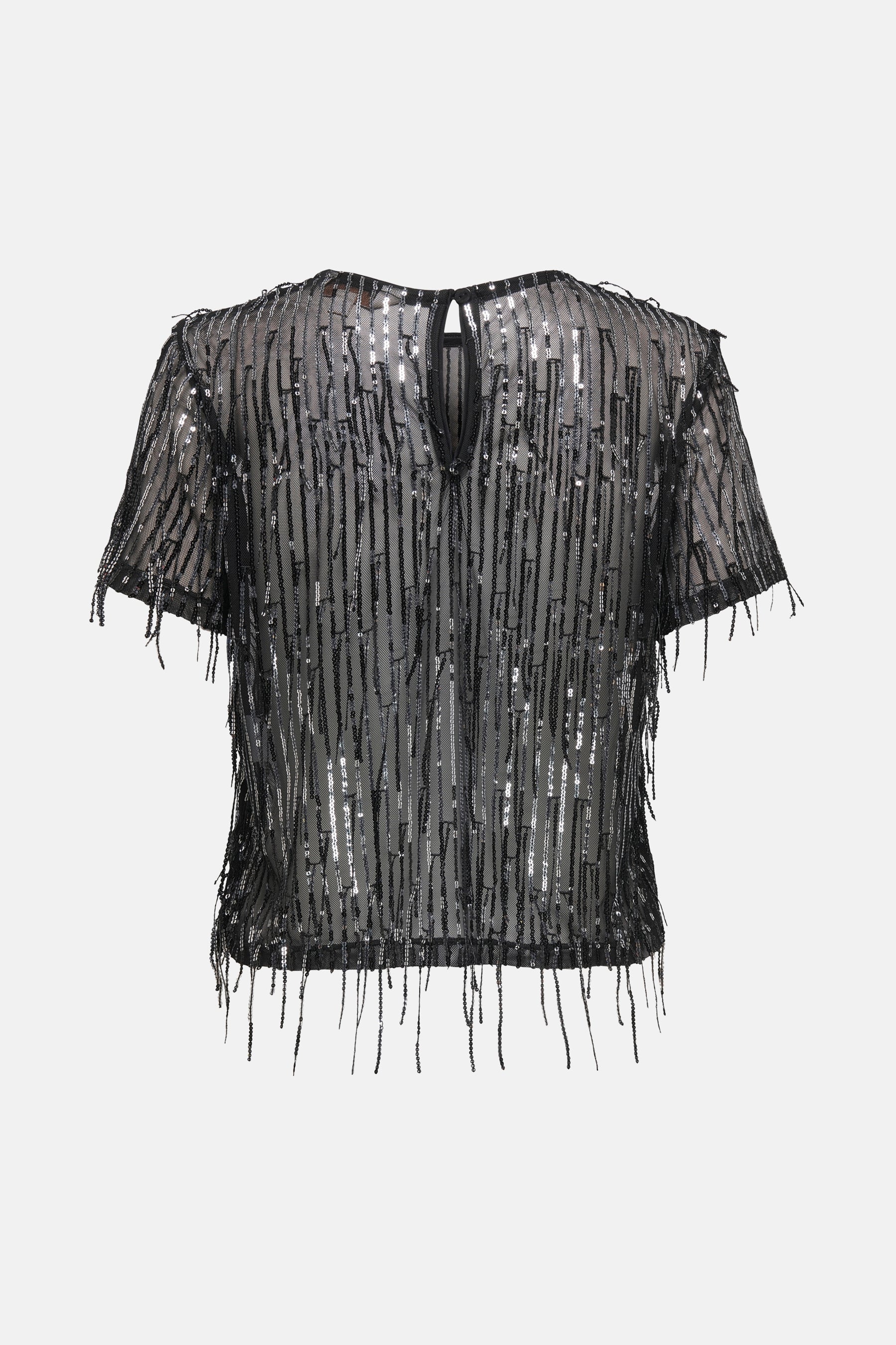 Blouse met korte mouwen - zwart - Image 6