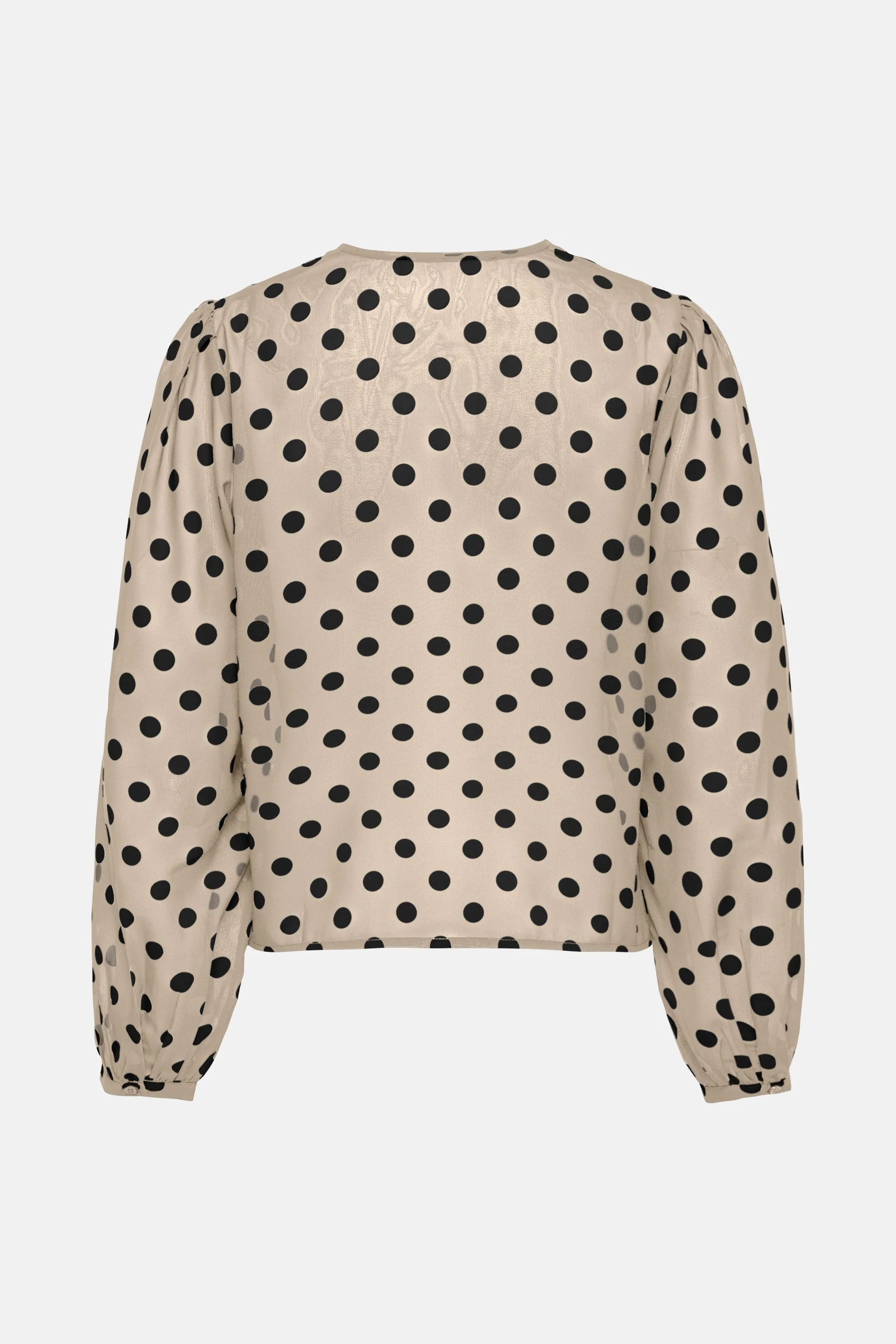 Blouse met lange mouwen - goud - Image 2