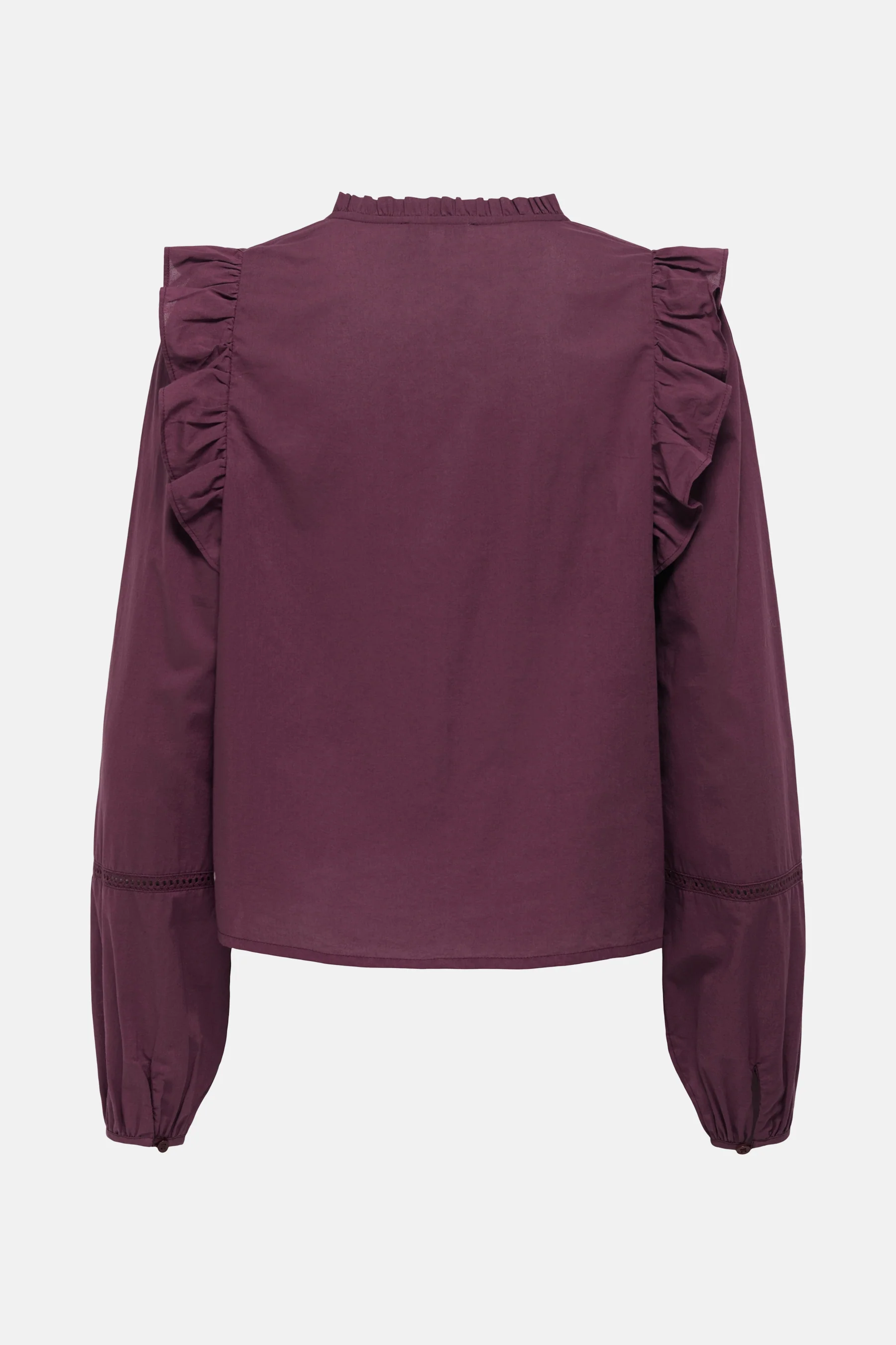 Blouse met lange mouwen - Bordeaux - Image 2