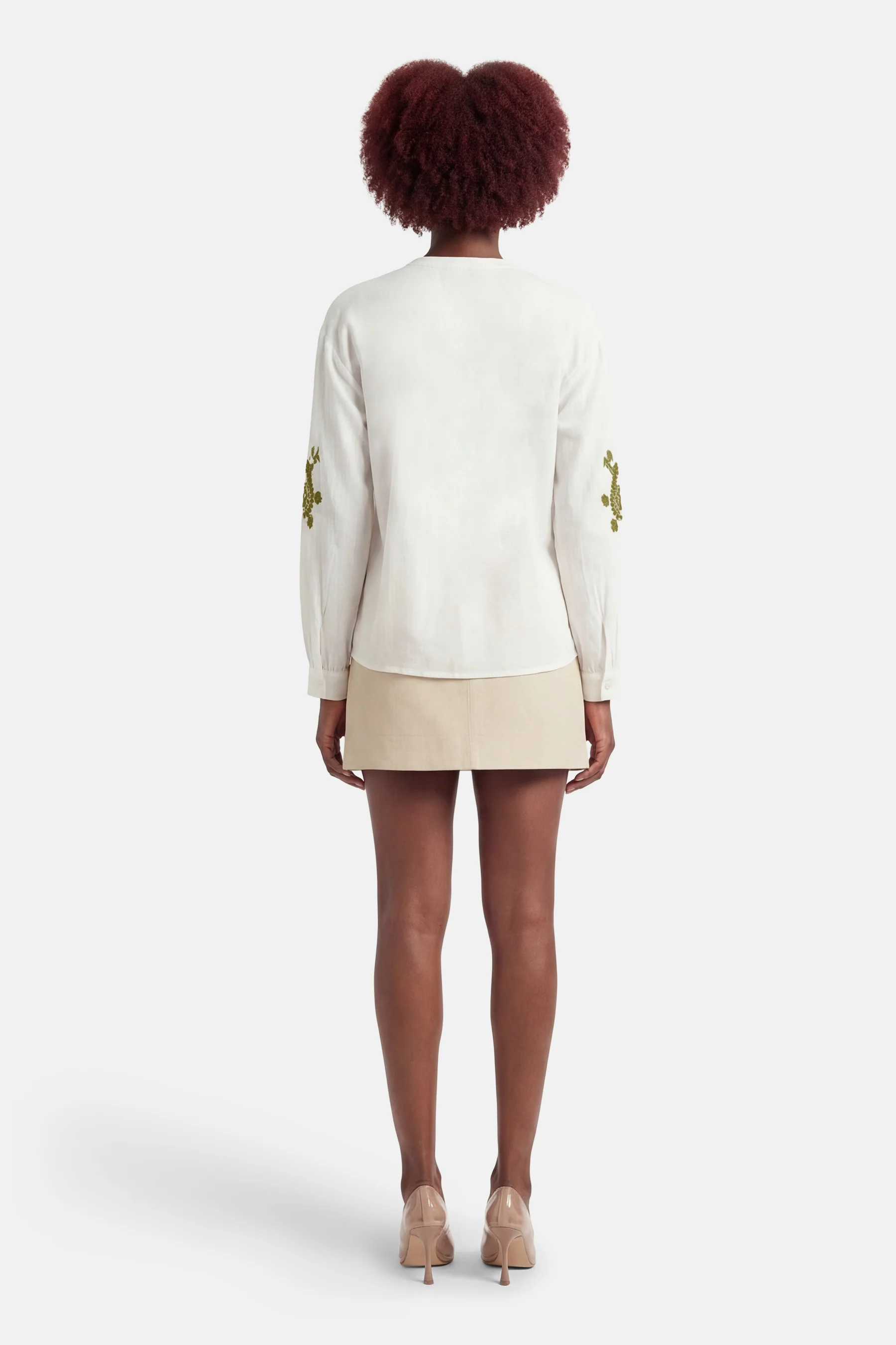 Blouse met lange mouwen - wit - Image 4