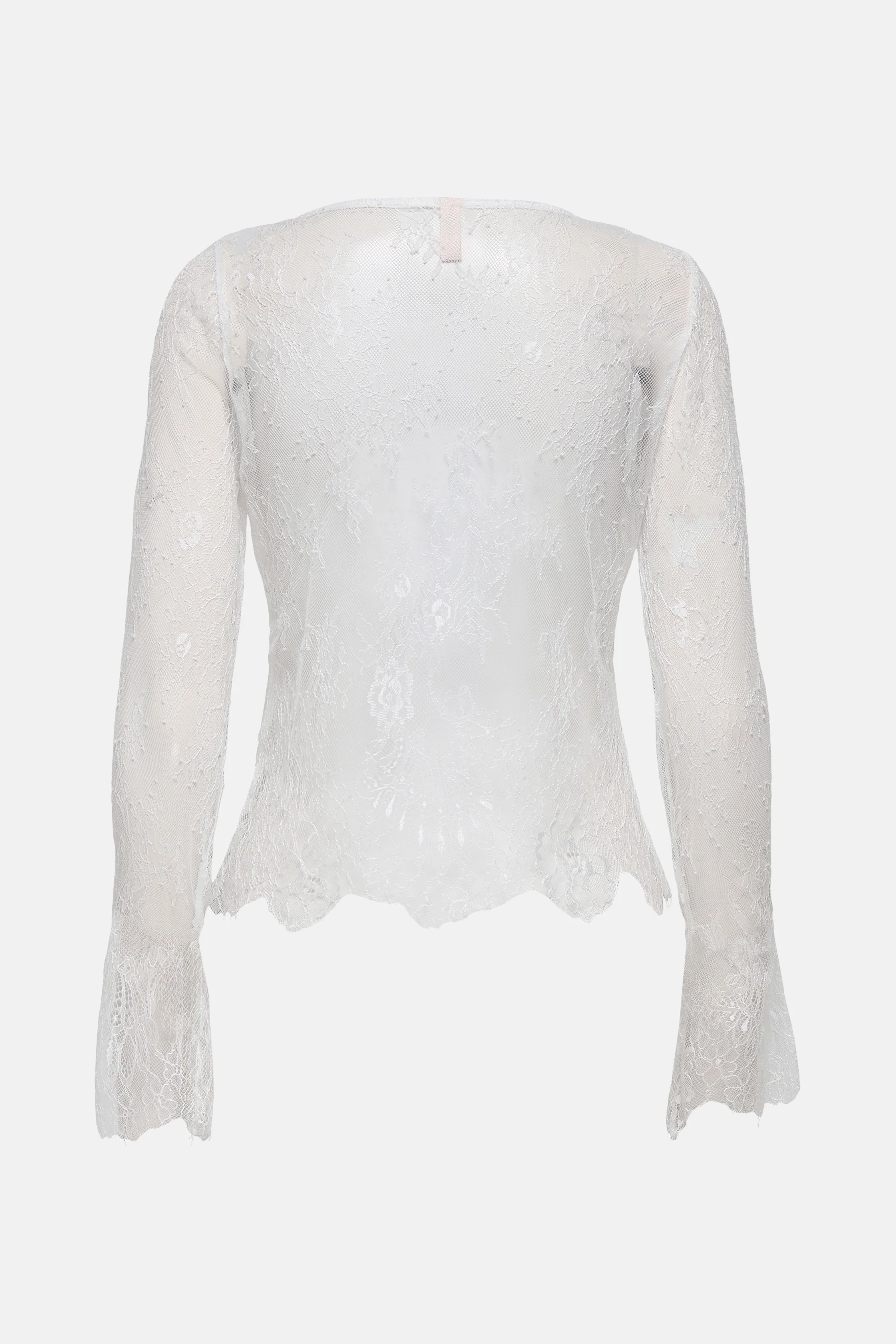 Blouse met lange mouwen - wit - Image 7