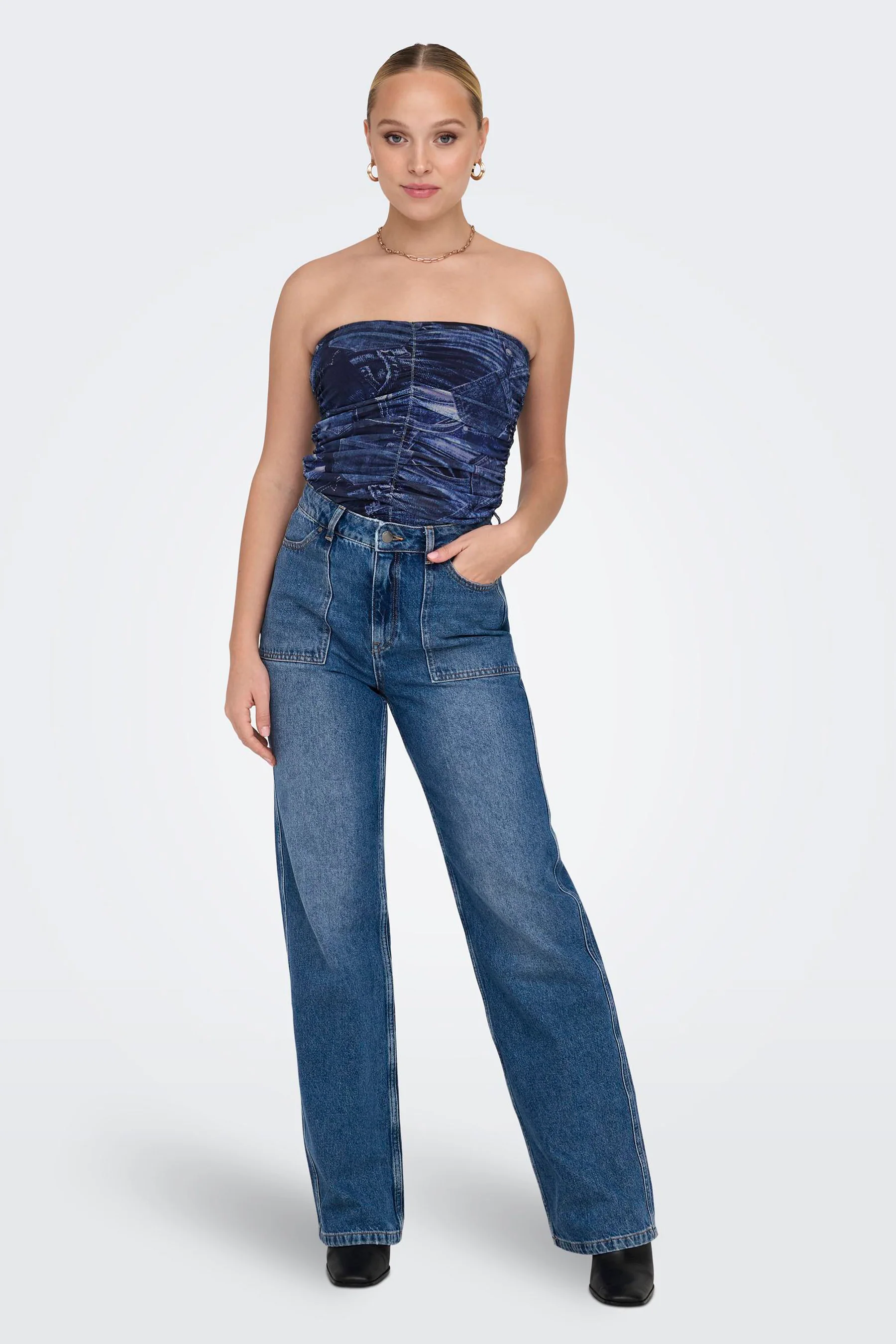 Blouse - blauw - Image 2
