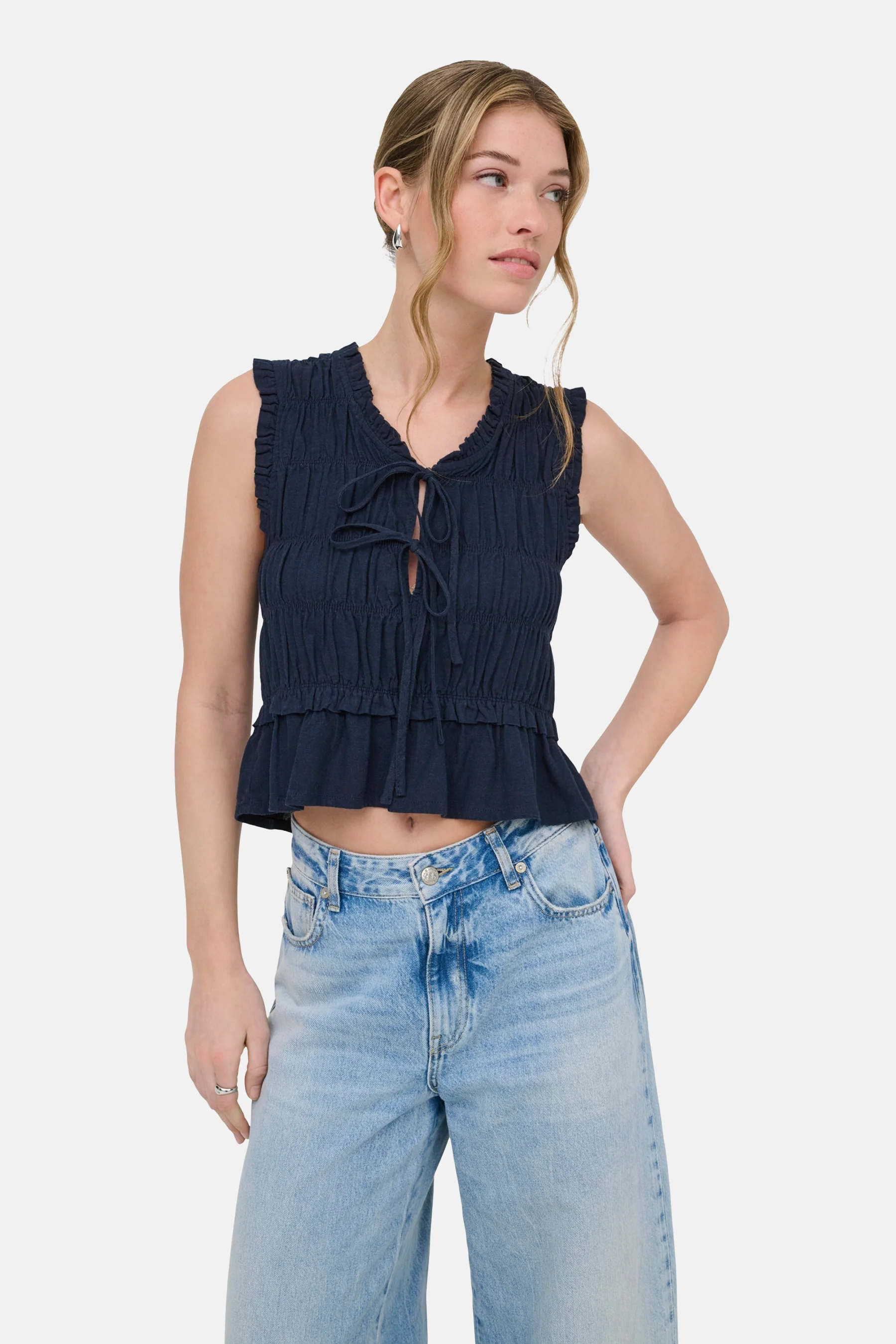 Blouse - blauw