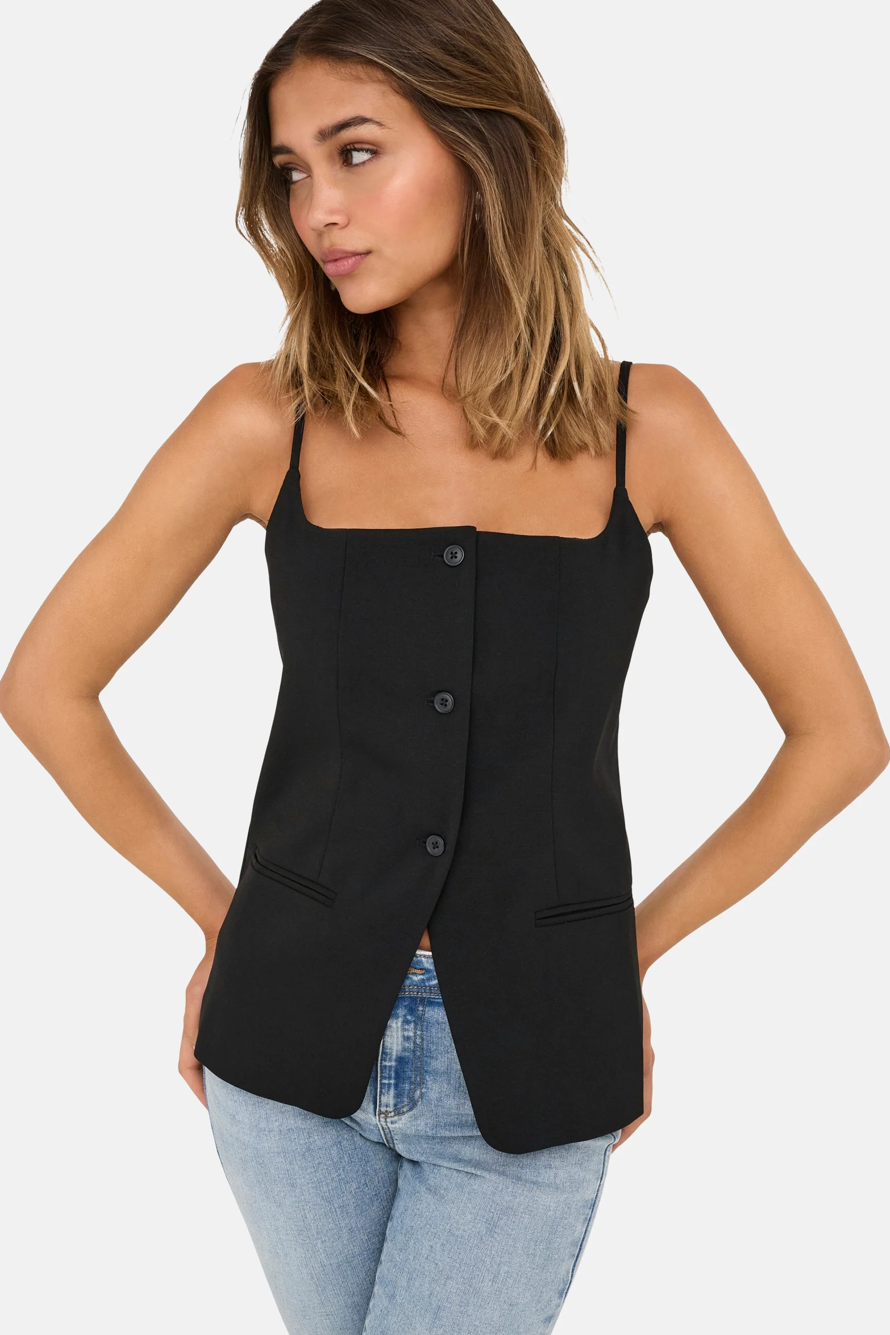 Blouse (zonder mouwen) zwart - ONLY® - Image 4