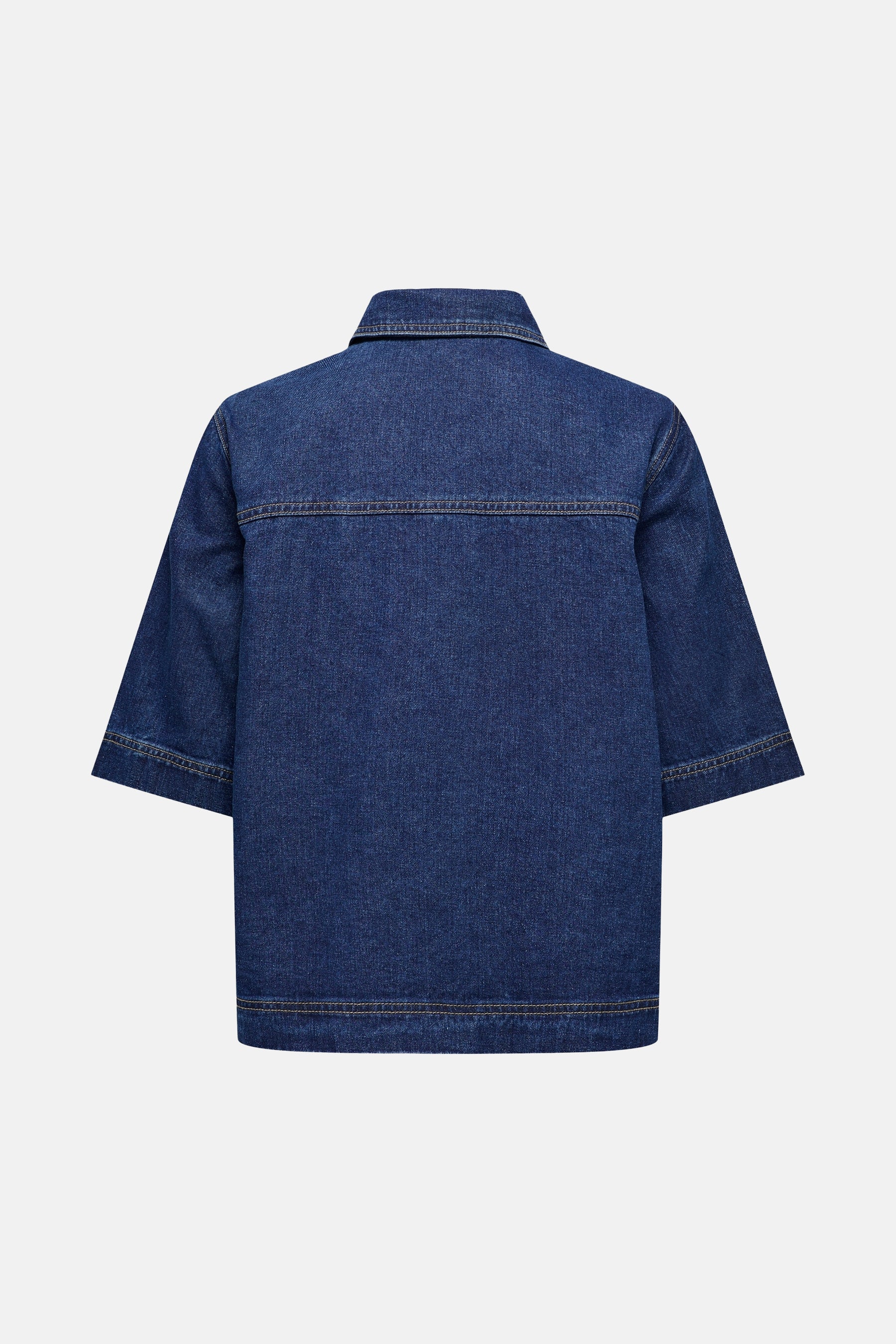 Hemd met korte mouwen - dark blue denim - Image 7