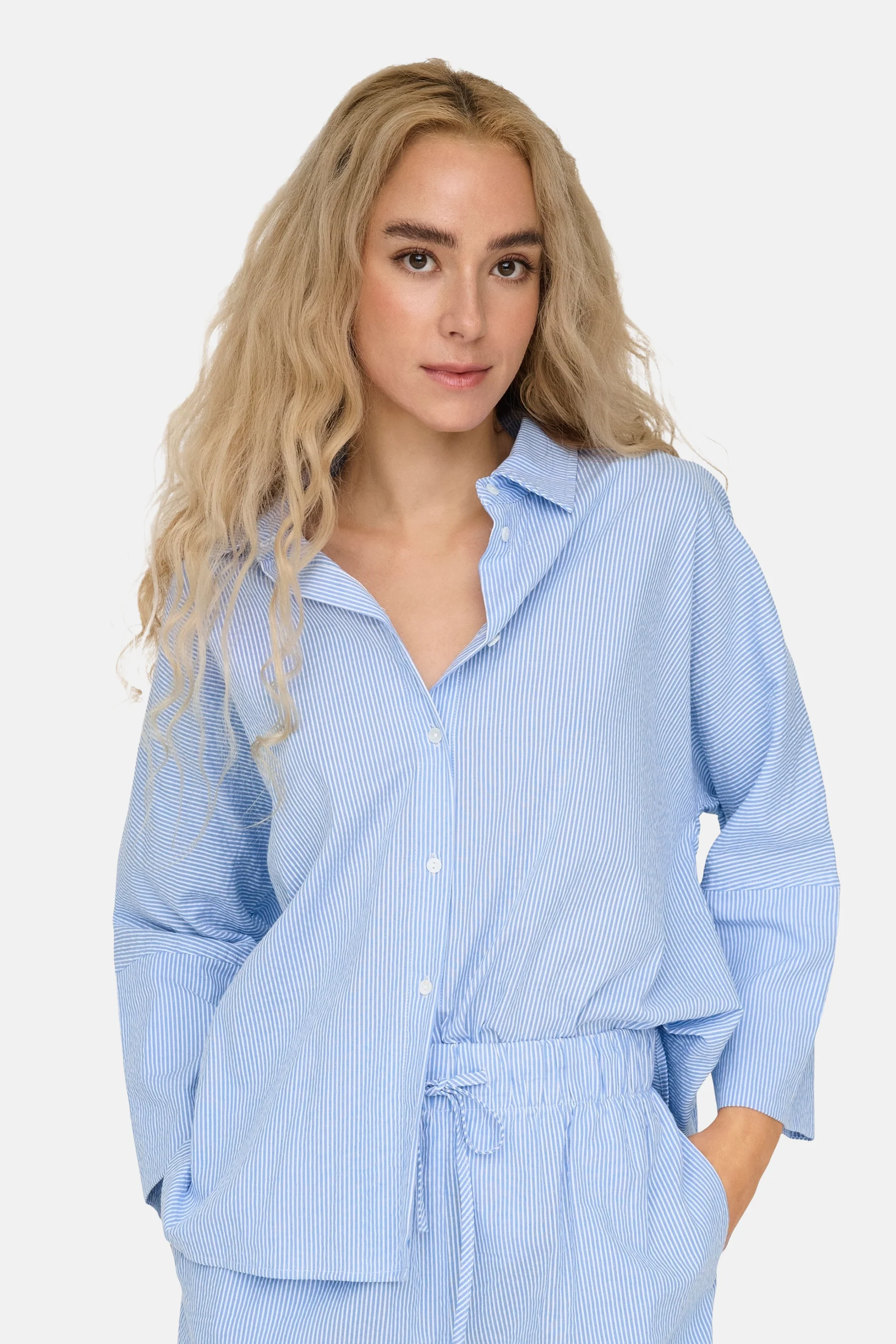 Hemd met lange mouwen - blauw - Image 4