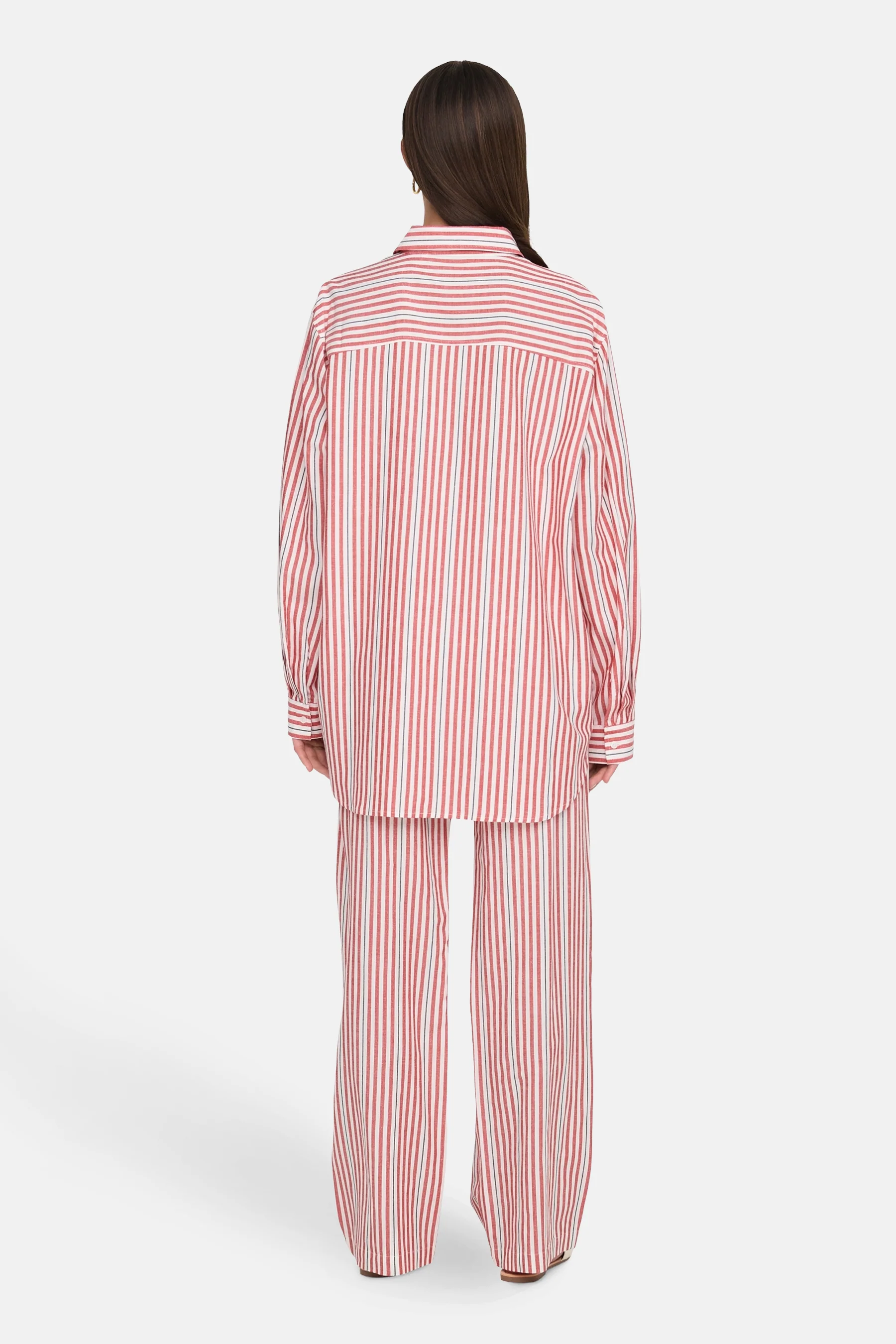 Hemd met lange mouwen - rood - Image 3