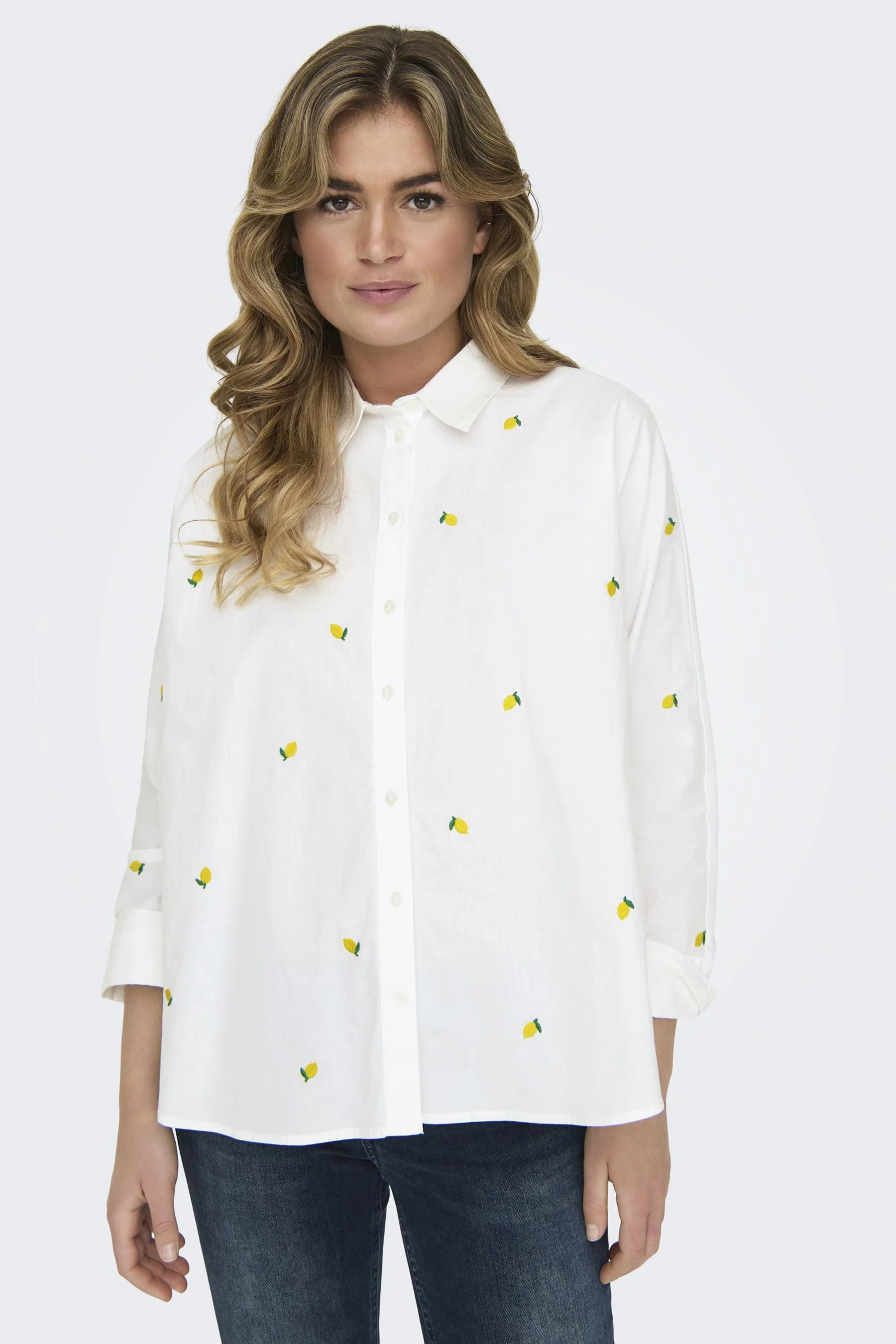 Hemd (lange mouwen) wit - ONLY® - Image 7