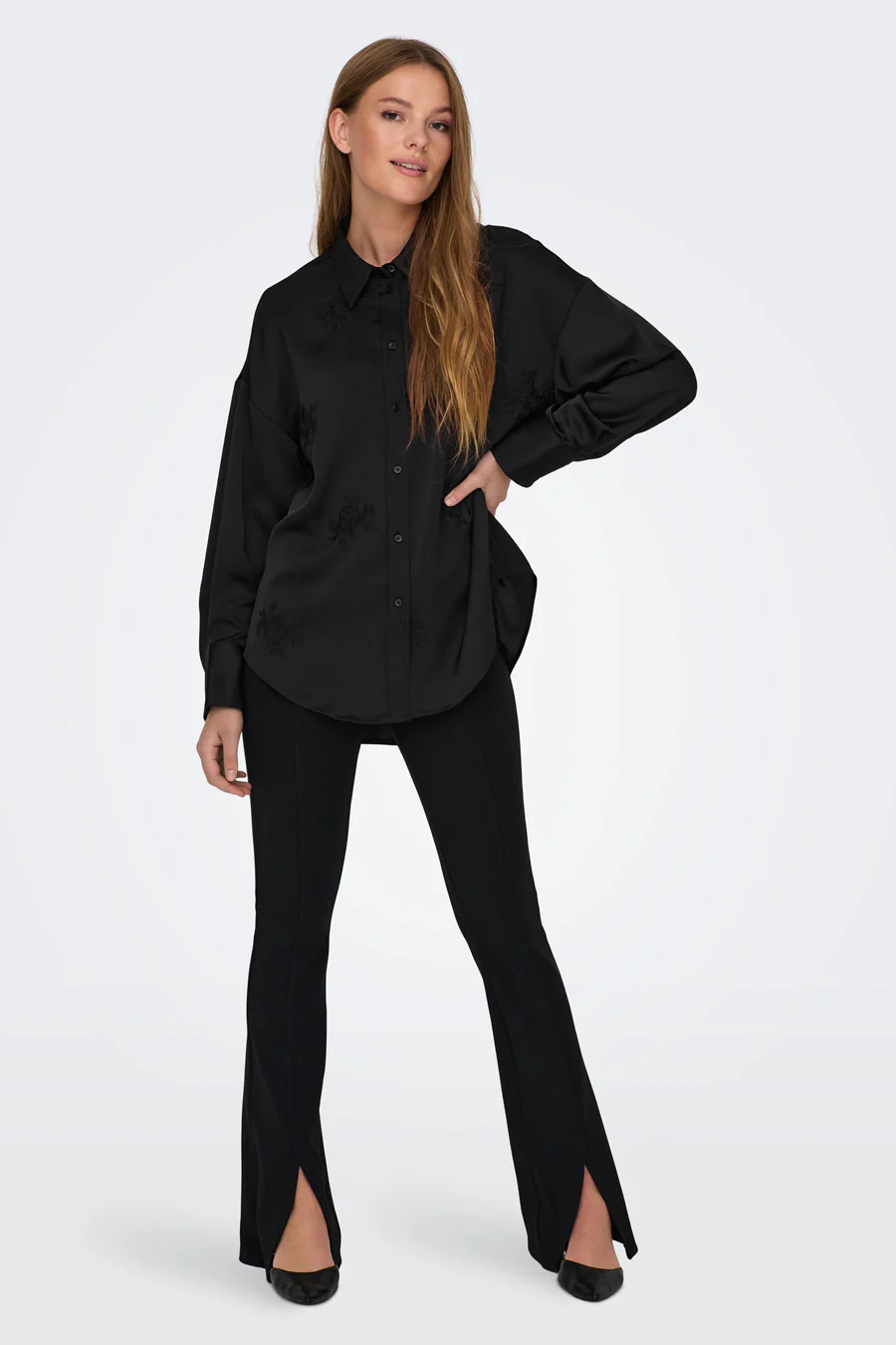 Hemd met lange mouwen - zwart - Image 2