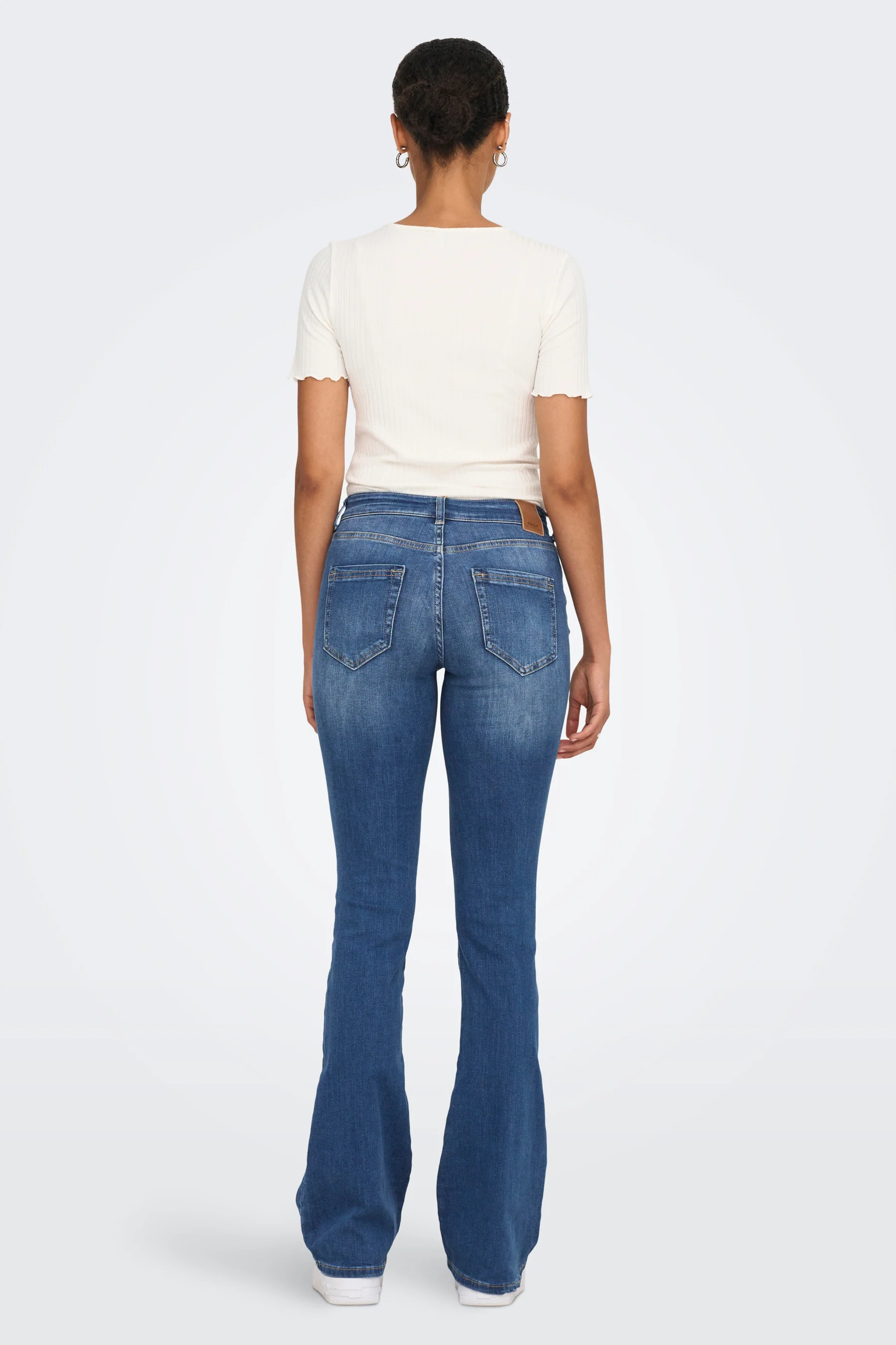 BLUSH FLARE - mid blue denim - Image 3