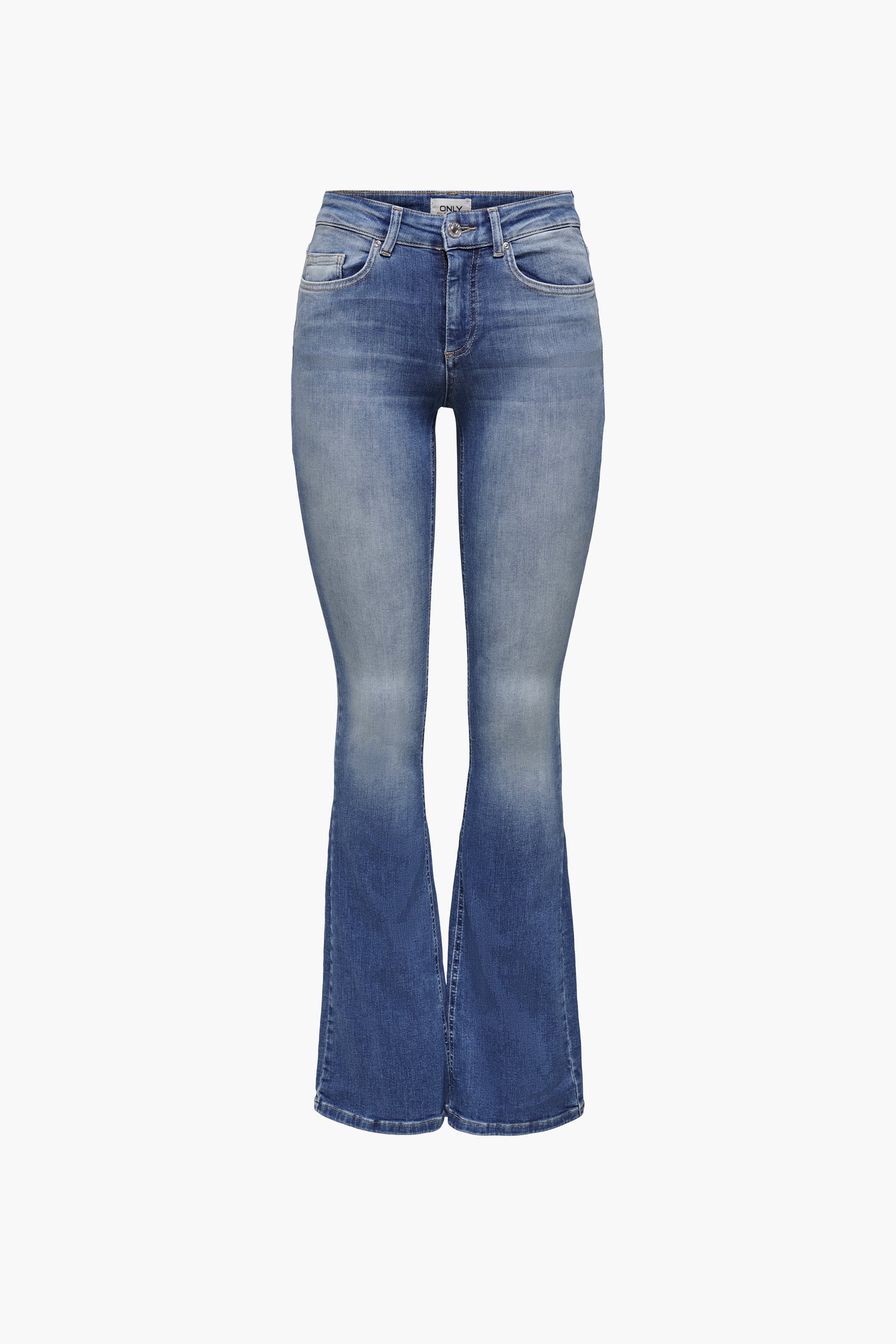 BLUSH FLARE - mid blue denim - Image 7