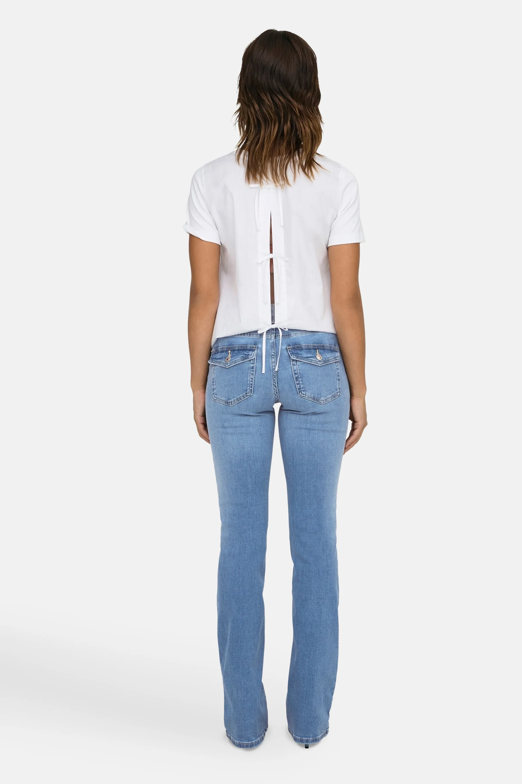 Jeans flared mid blue denim - ONLY® - Image 3