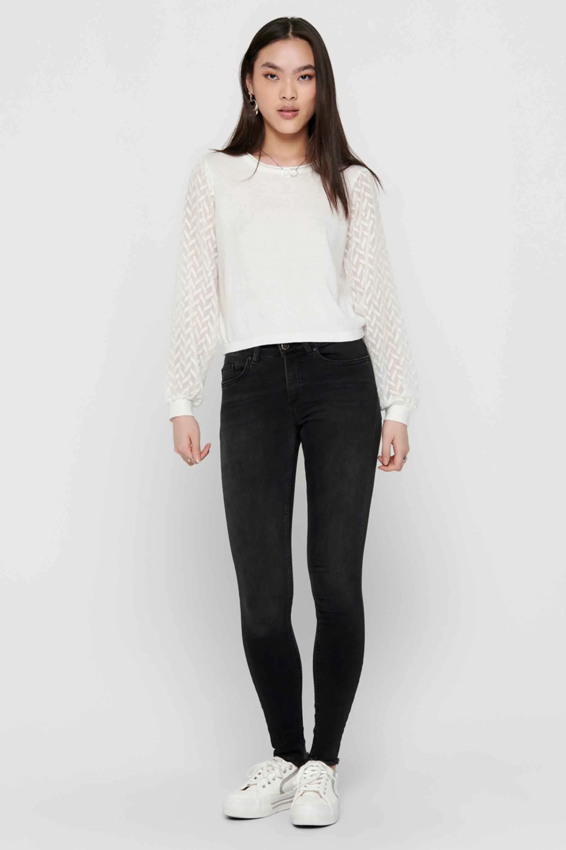 BLUSH SKINNY - black denim - Image 6