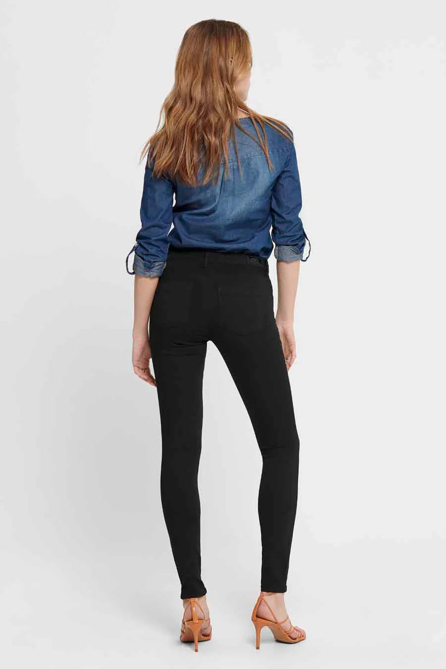 Skinny jeans - black denim - Image 9