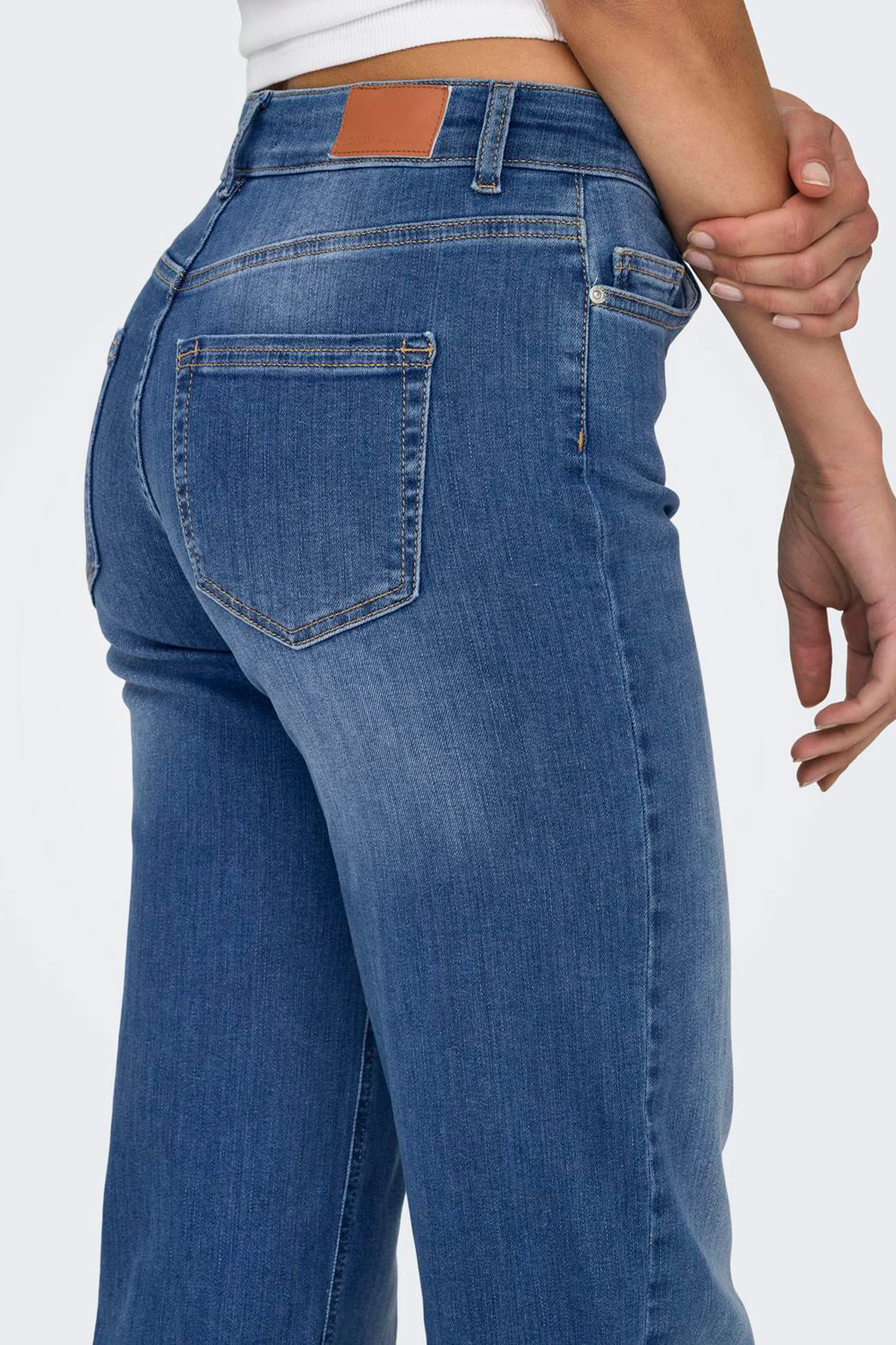 BLUSH STRAIGHT - mid blue denim - Image 4