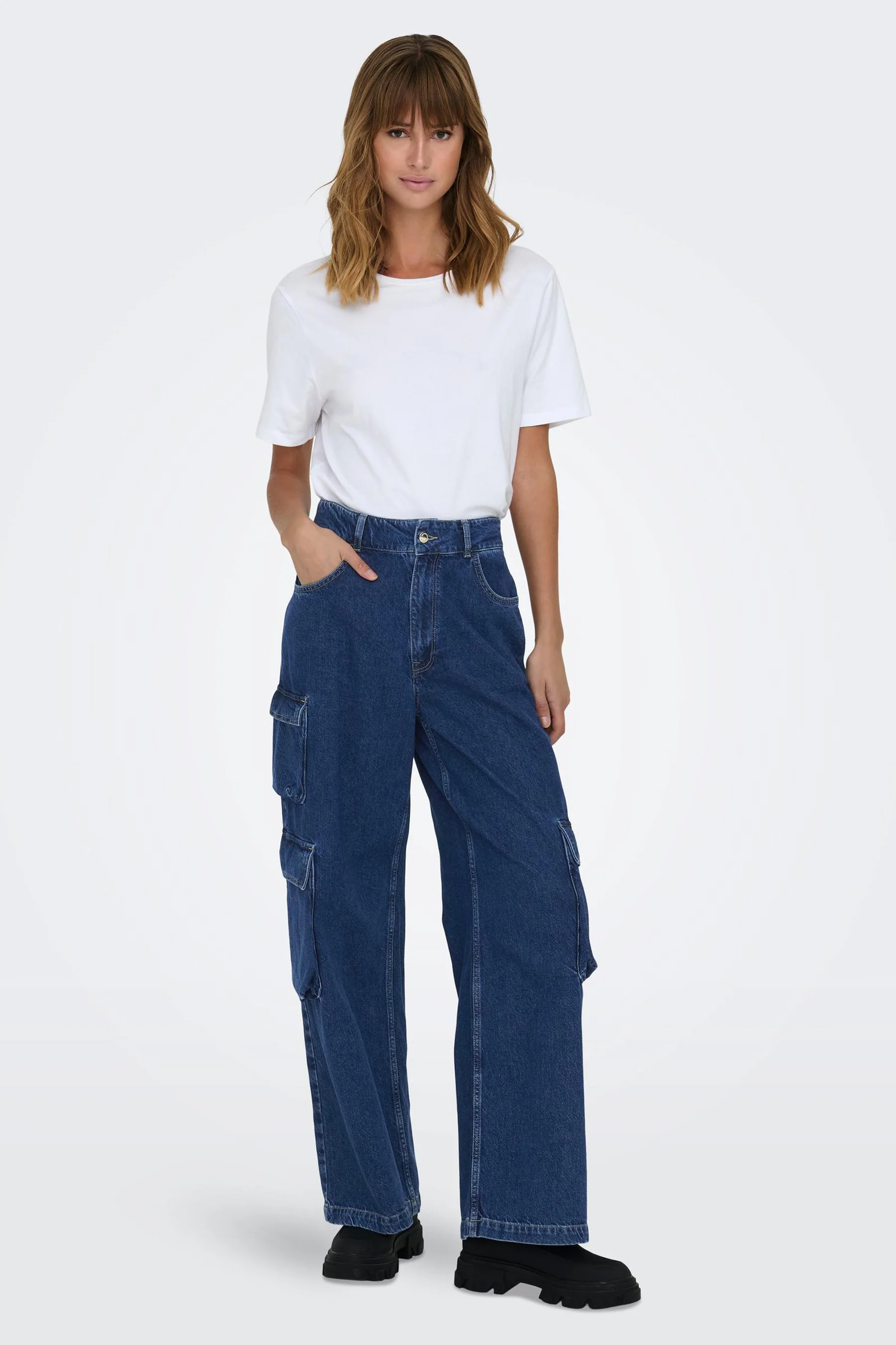 Wide jeans - light blue denim - Image 2